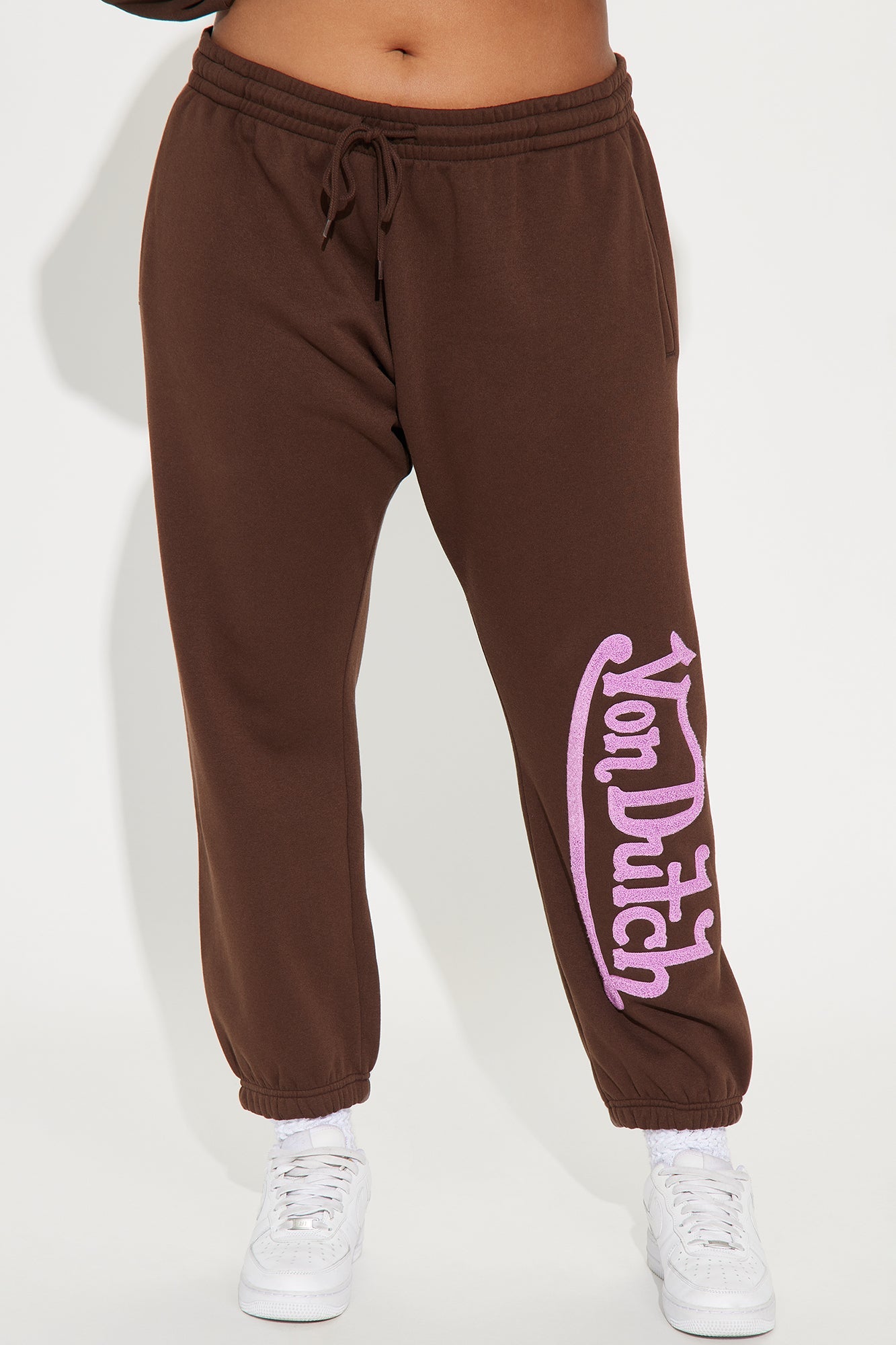 Von Dutch Patch Jogger - Brown