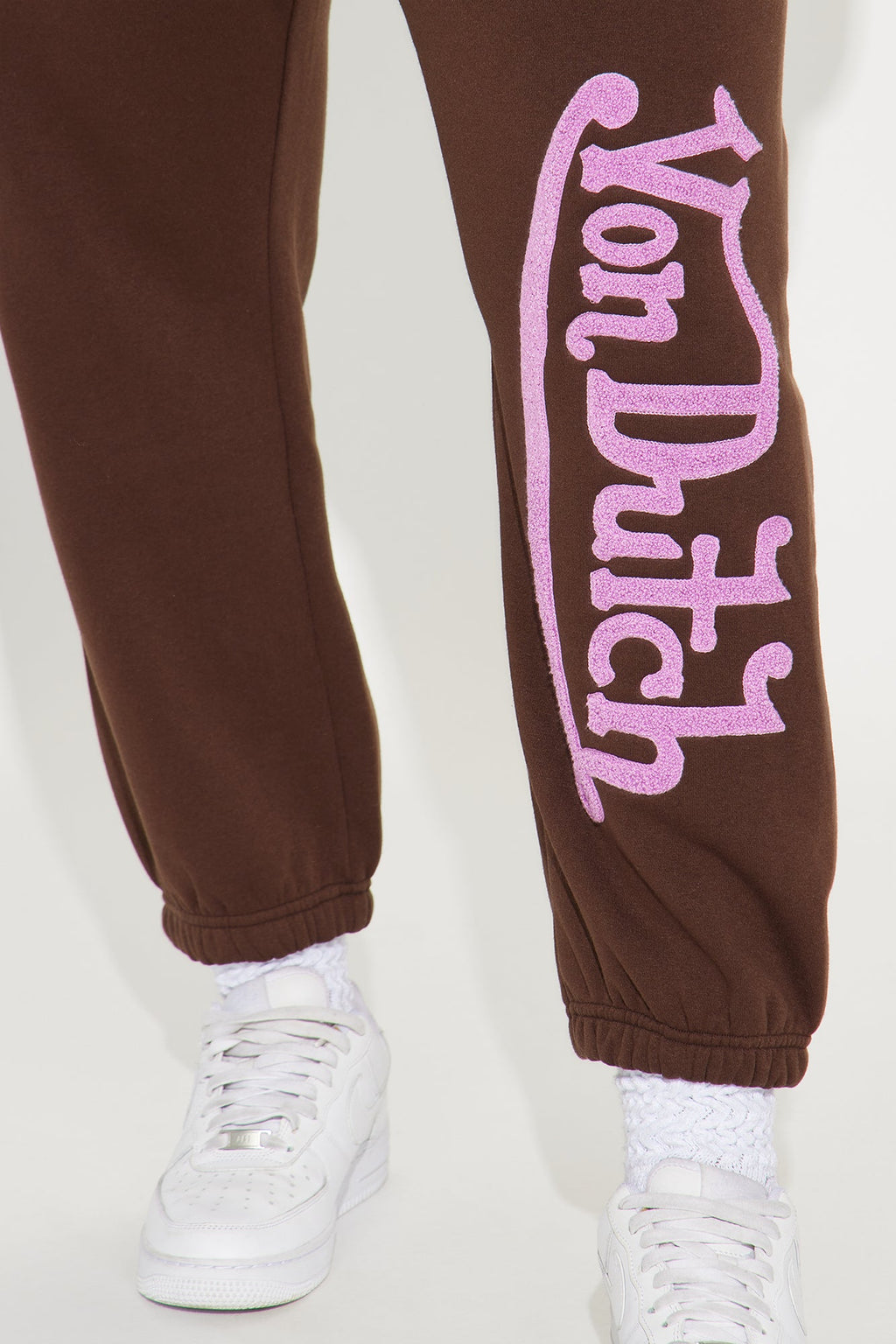 Von Dutch Patch Jogger - Brown