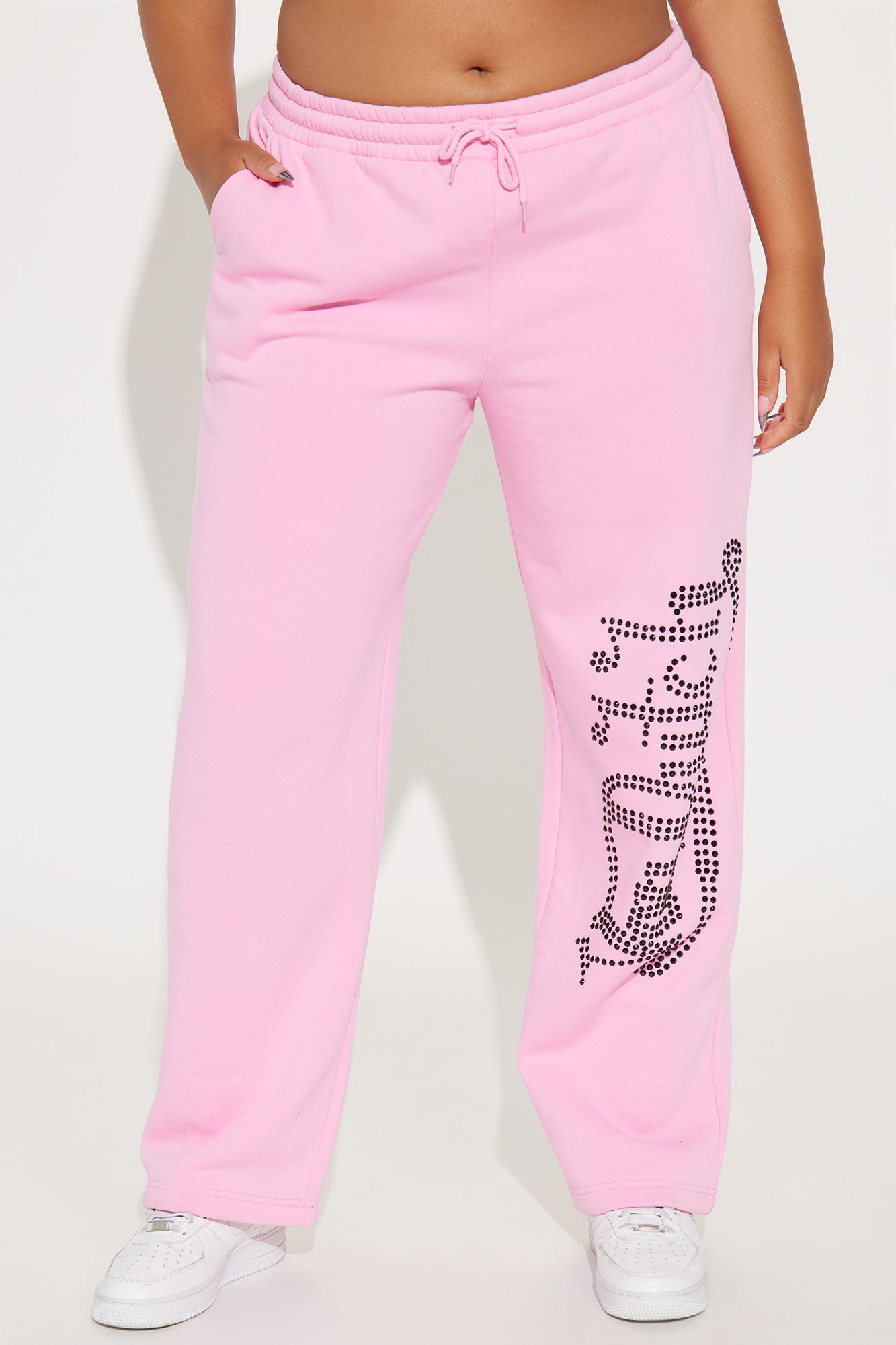 Von Dutch Classic Wide Leg Pant - Pink
