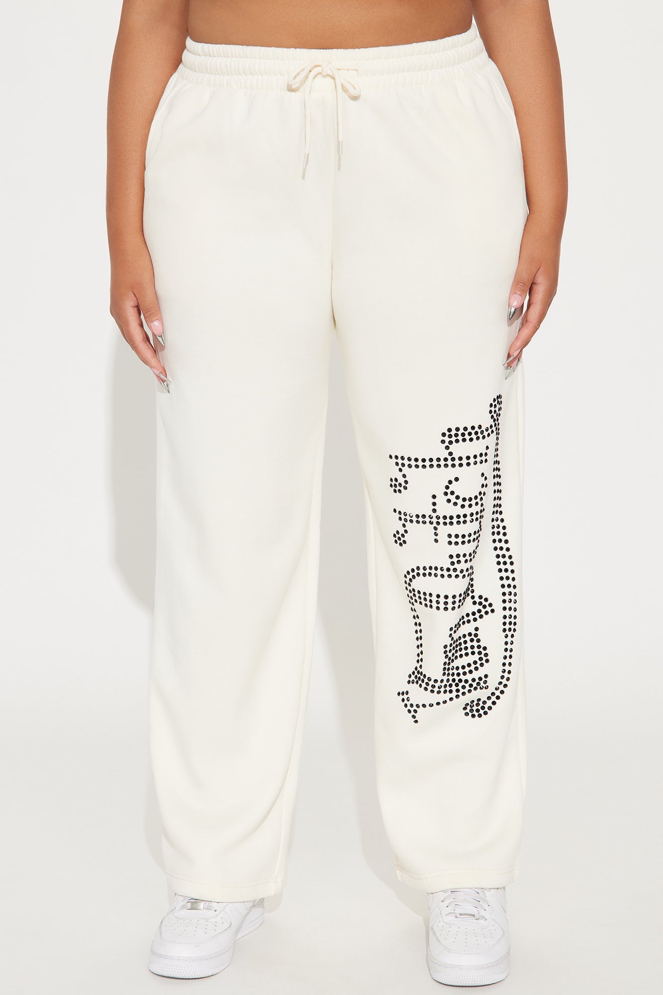 Von Dutch Classic Wide Leg Pant - Off White