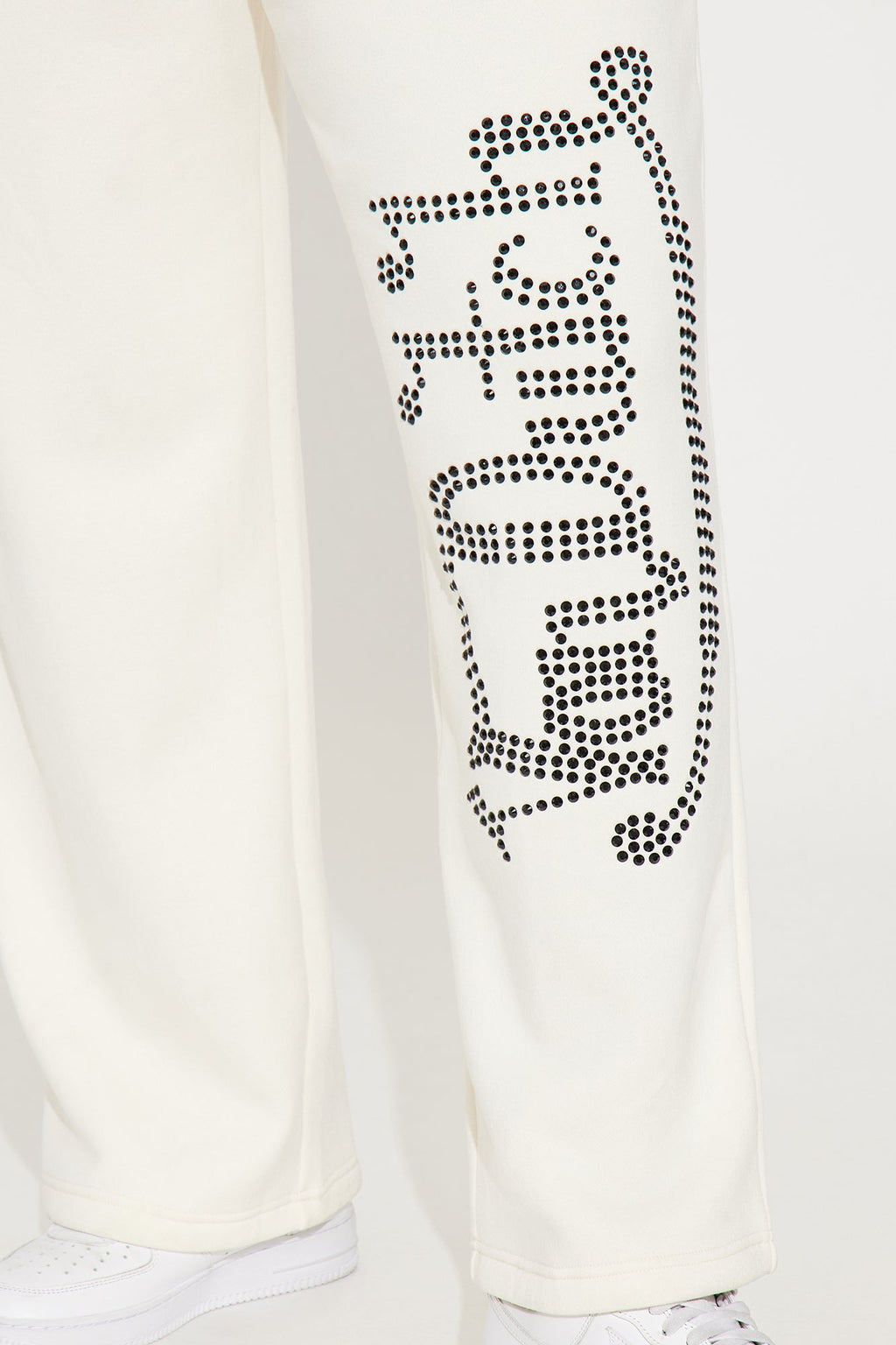 Von Dutch Classic Wide Leg Pant - Off White