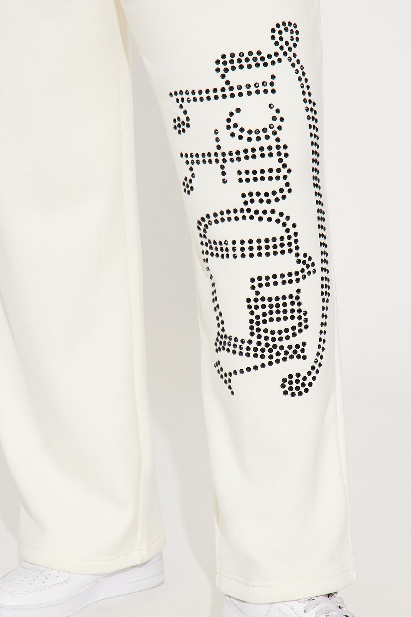 Von Dutch Classic Wide Leg Pant - Off White