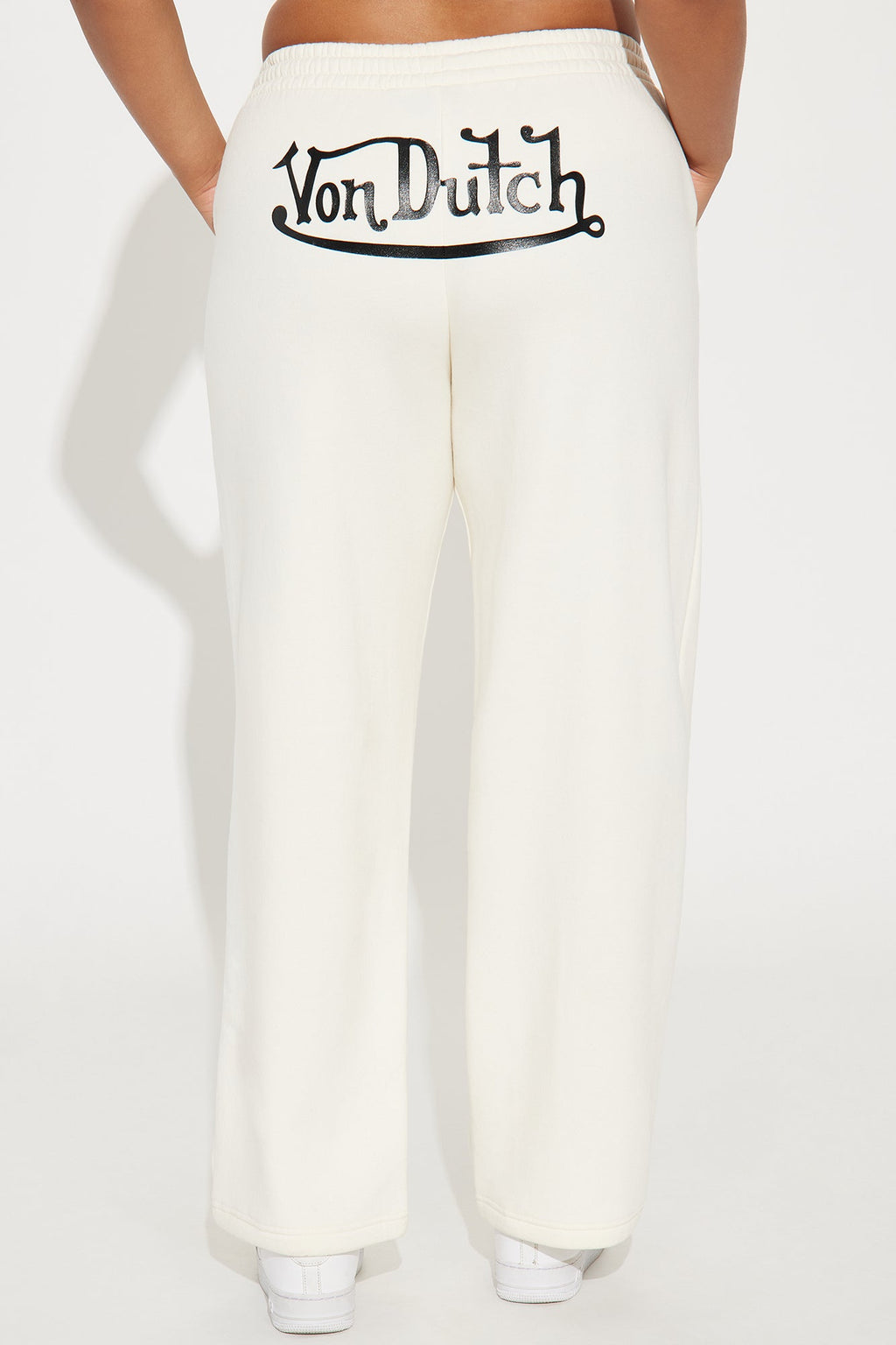Von Dutch Classic Wide Leg Pant - Off White
