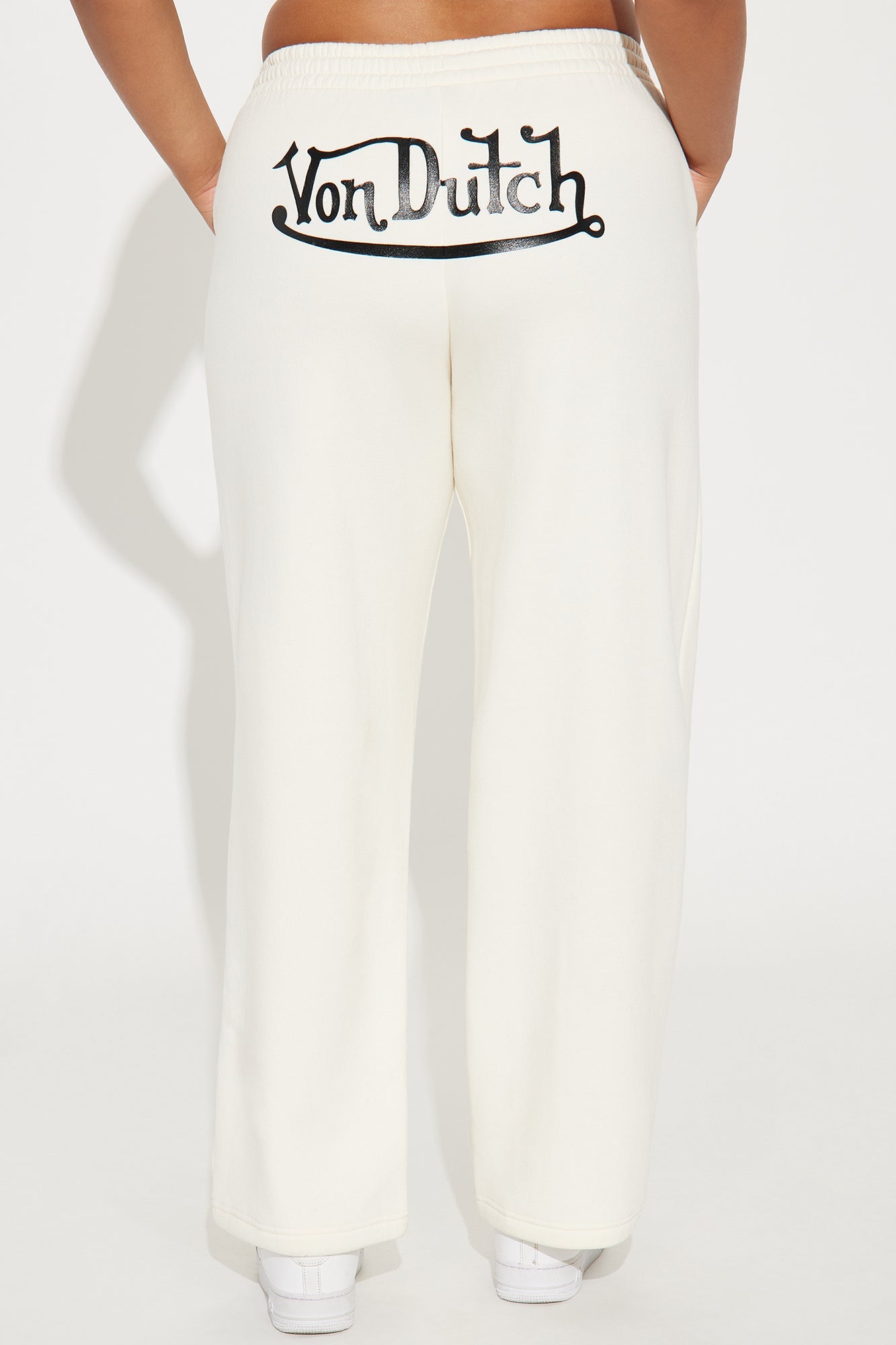 Von Dutch Classic Wide Leg Pant - Off White