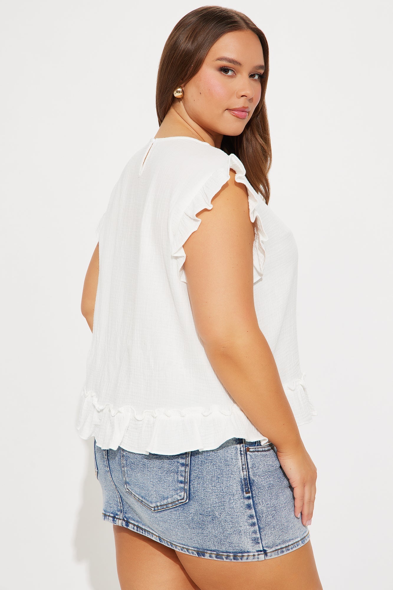 Sunshine Mood Top - White