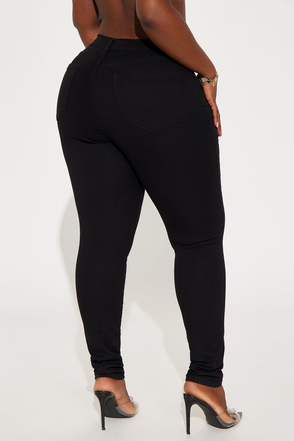 Catalina Classic High Rise Skinny Jeans - Black