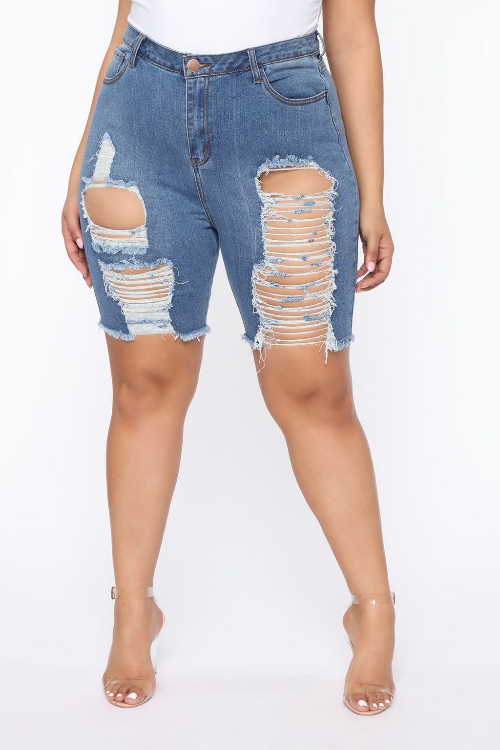 Khloe II Shorts - Medium Wash