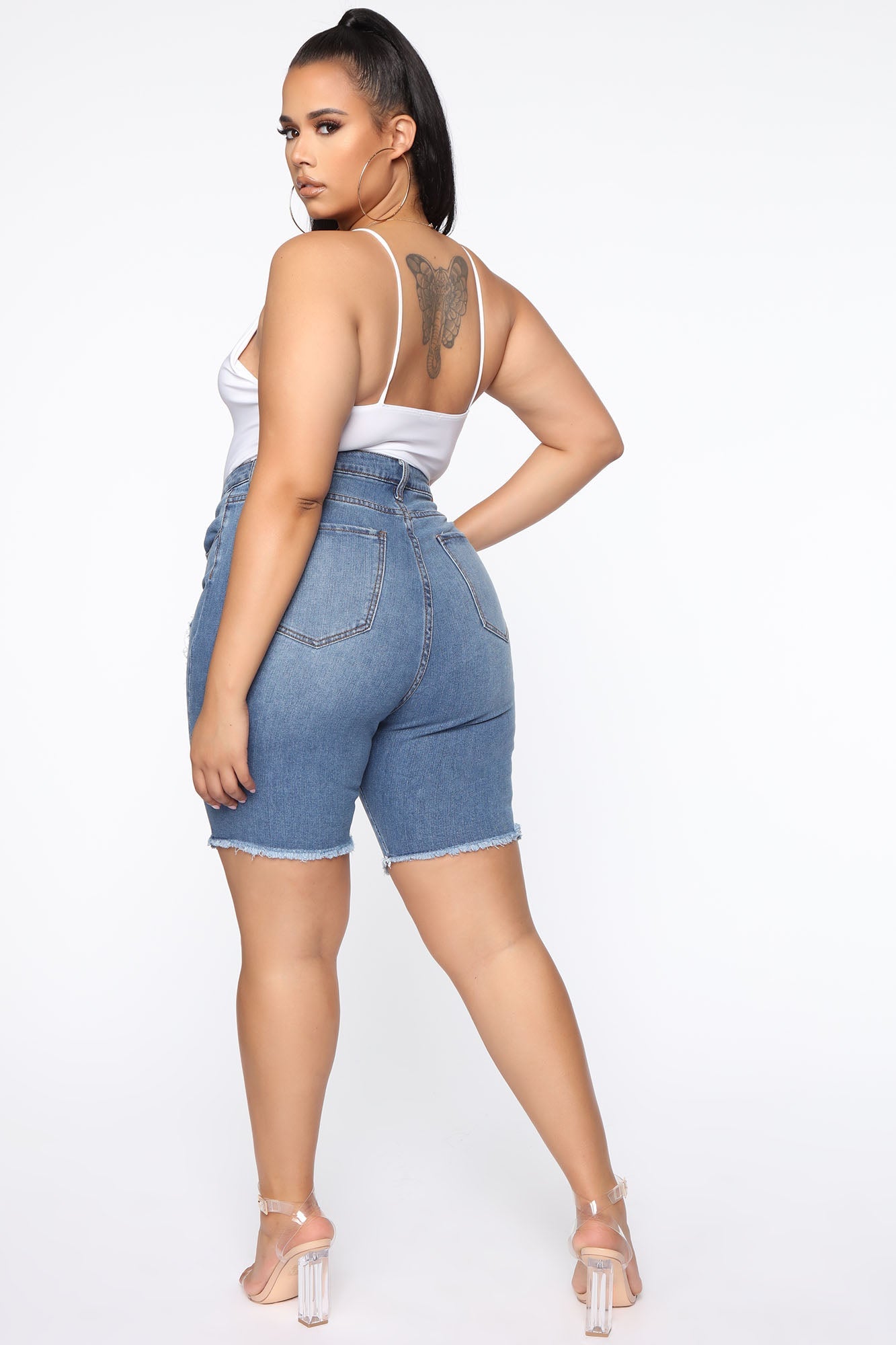 Khloe II Shorts - Medium Wash