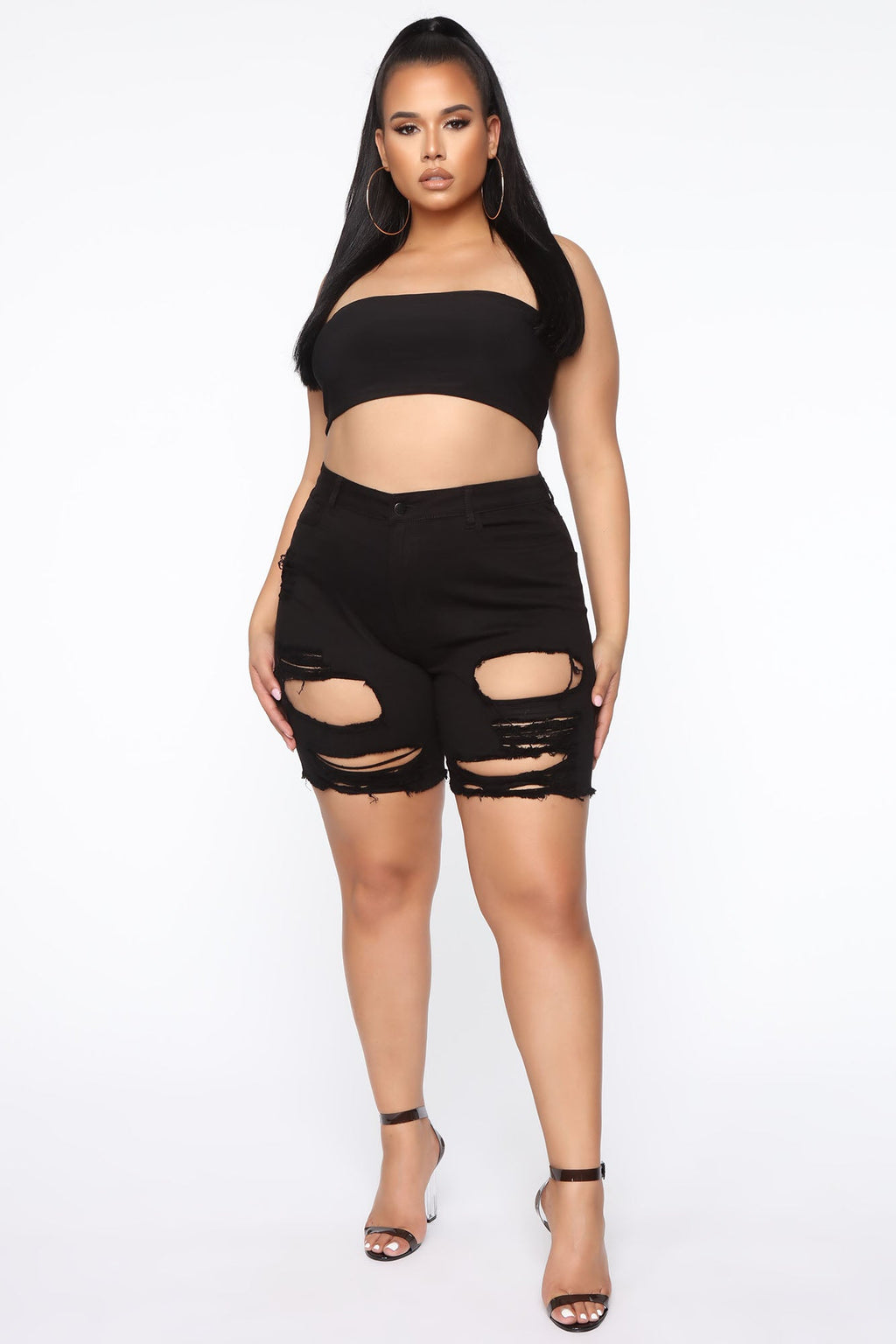 Gone Fishing Shorts - Black