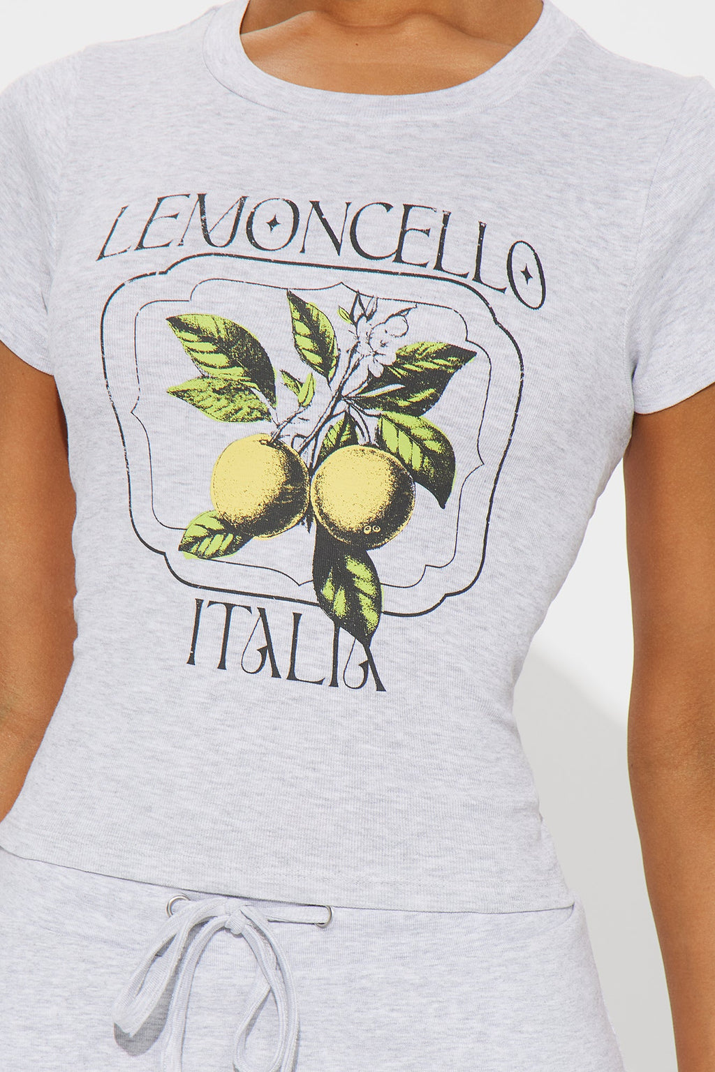 Lemoncello Time Skirt Set - Grey/combo