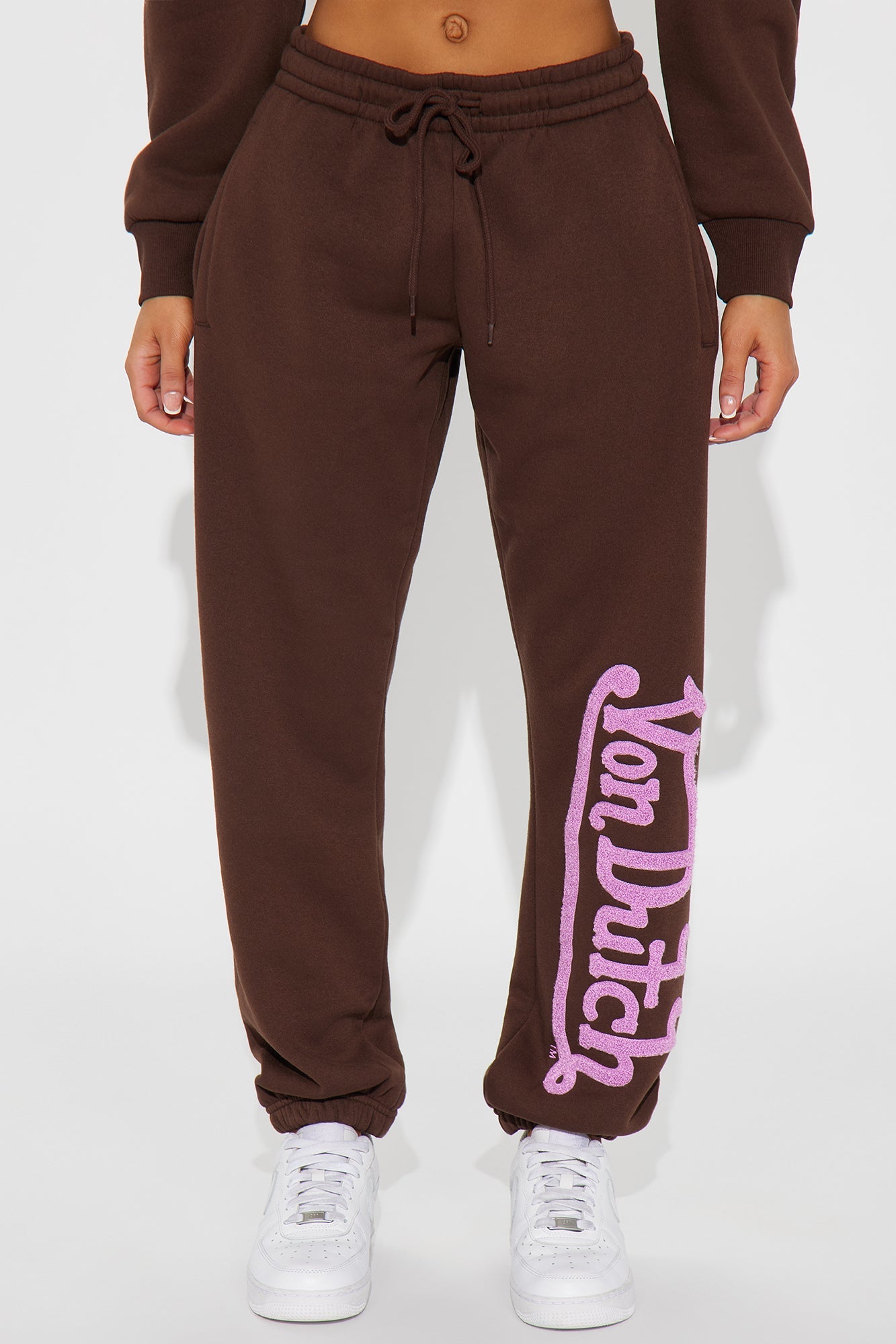Von Dutch Patch Jogger - Brown