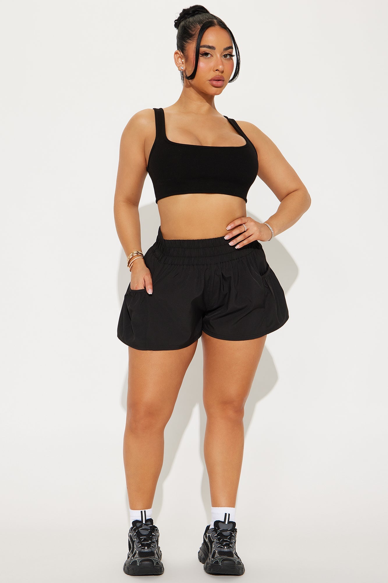 Team Player Active Running Short - Black