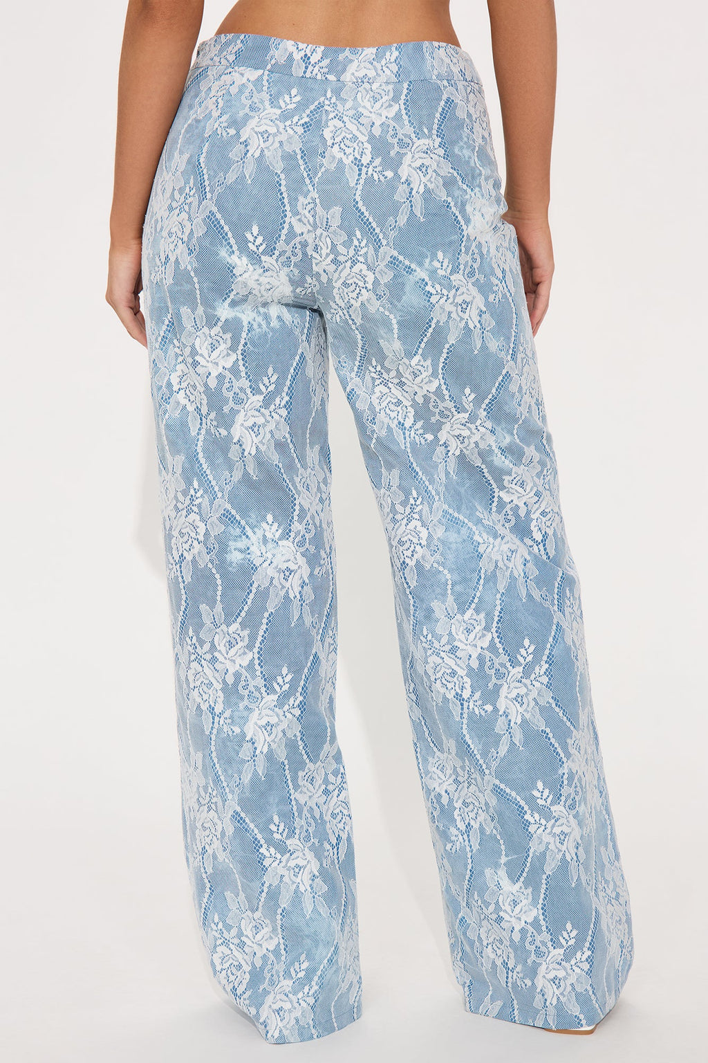 Marietta Lace Pant - White/combo