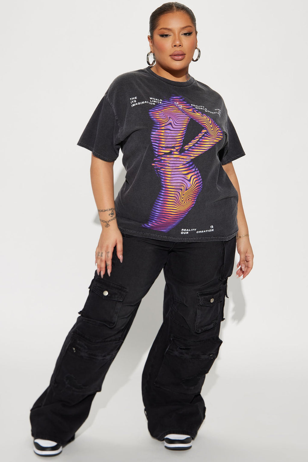 My Reality Washed Tshirt - Charcoal