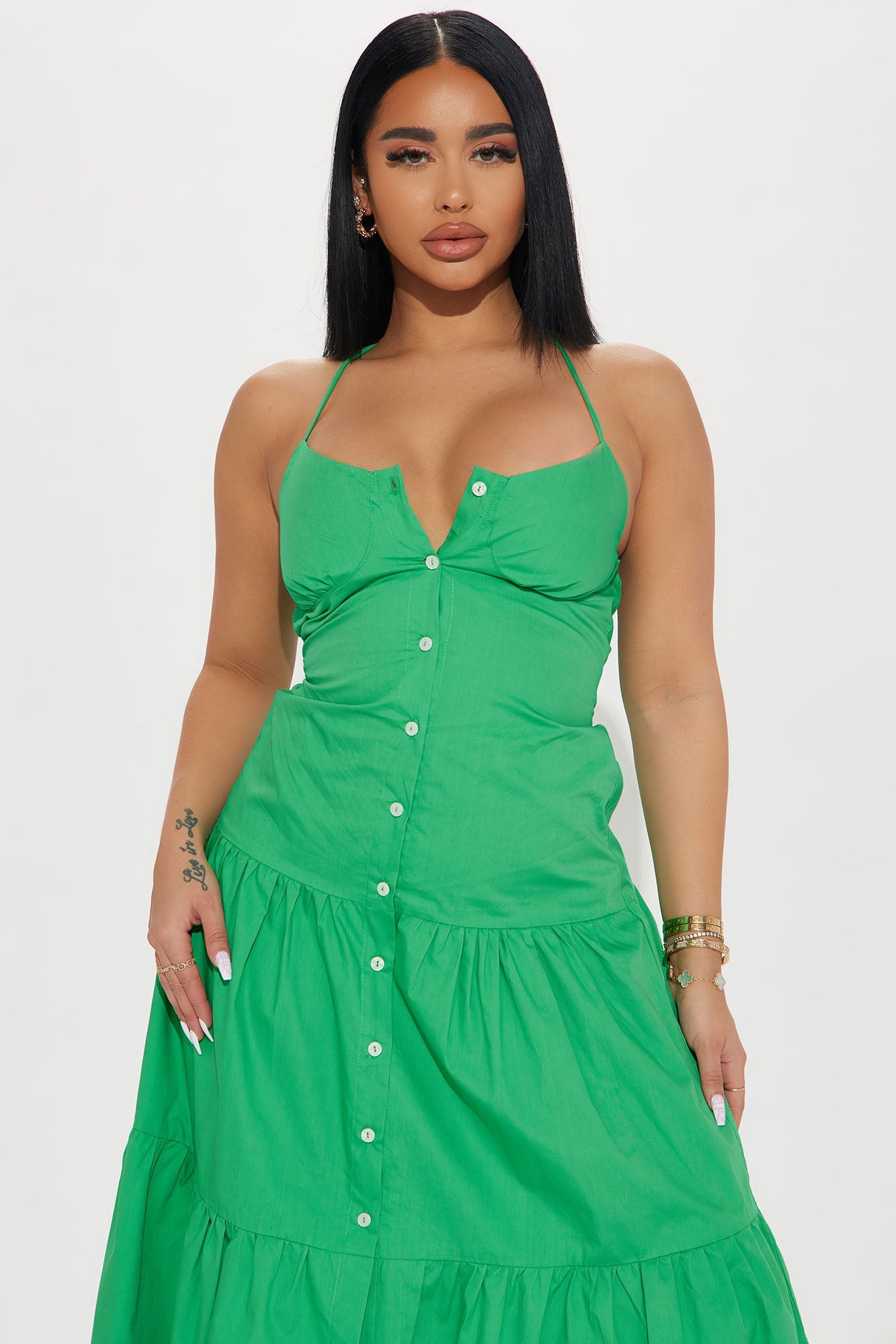 Kira Maxi Dress - Green