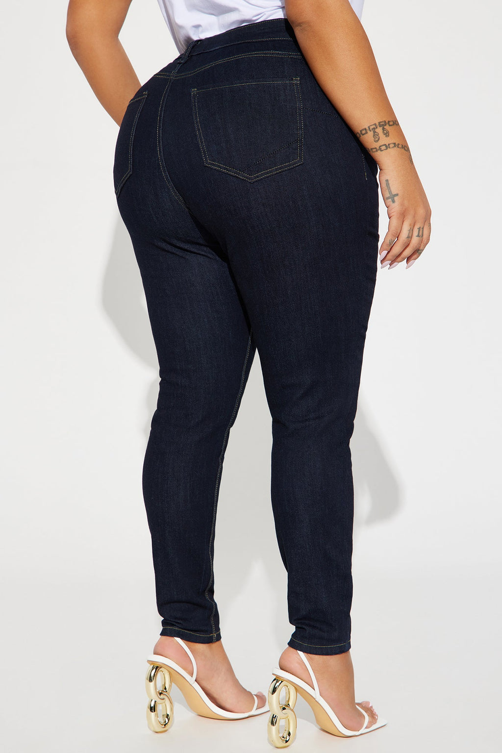 Aria Sculpting Skinny Jeans - Dark Wash