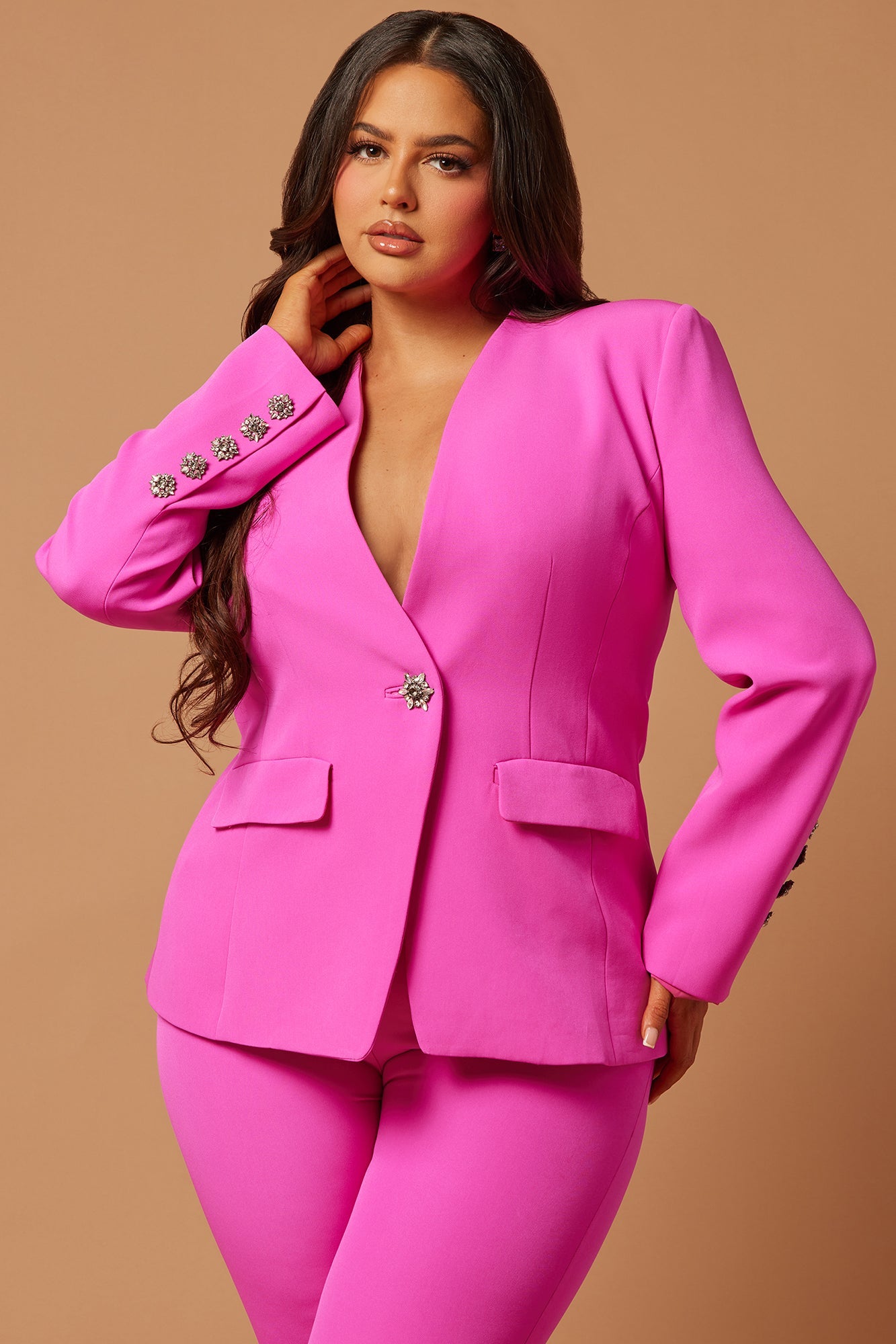 Athena Blazer - Pink