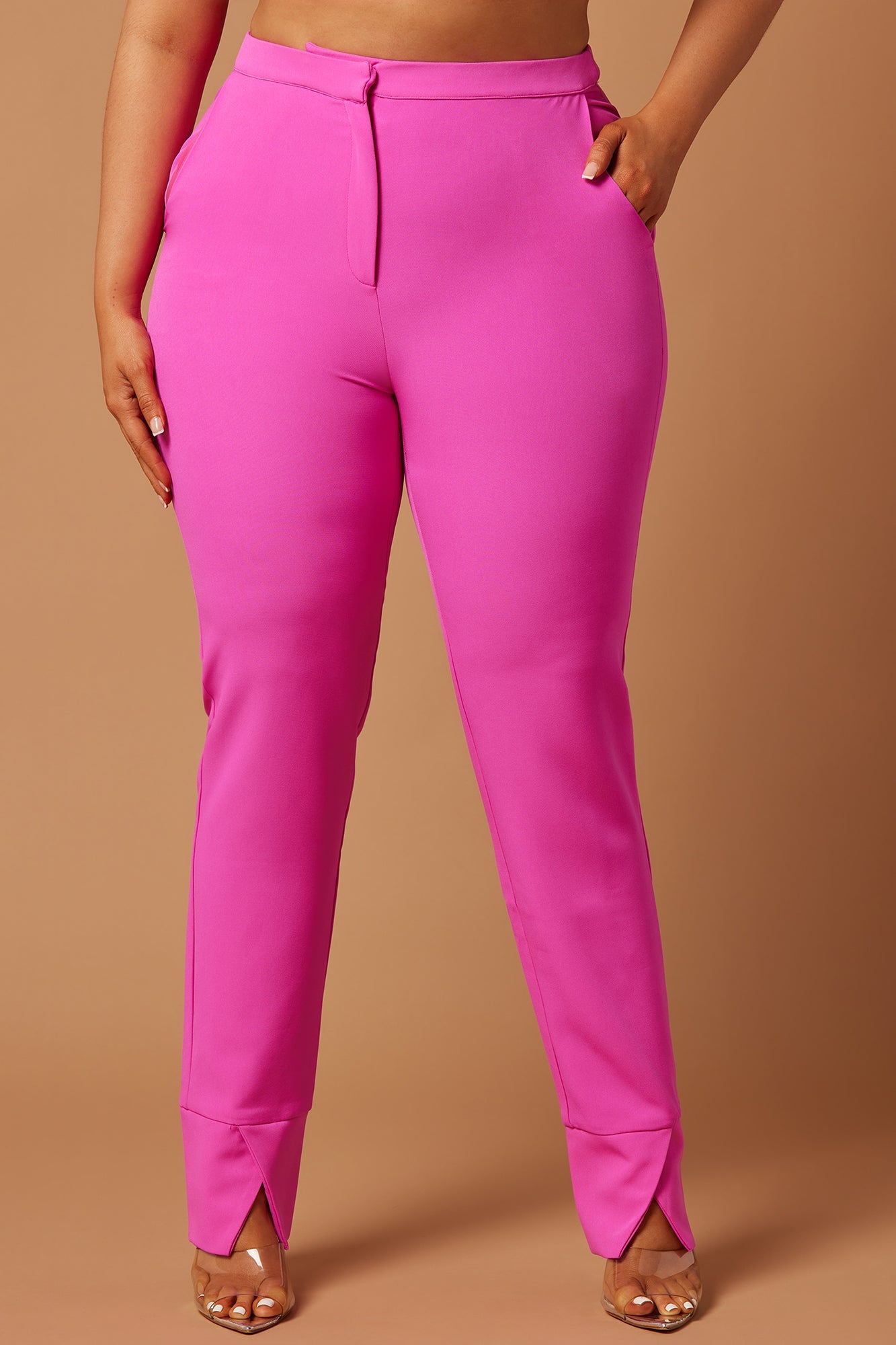 Athena High Rise Pant - Pink