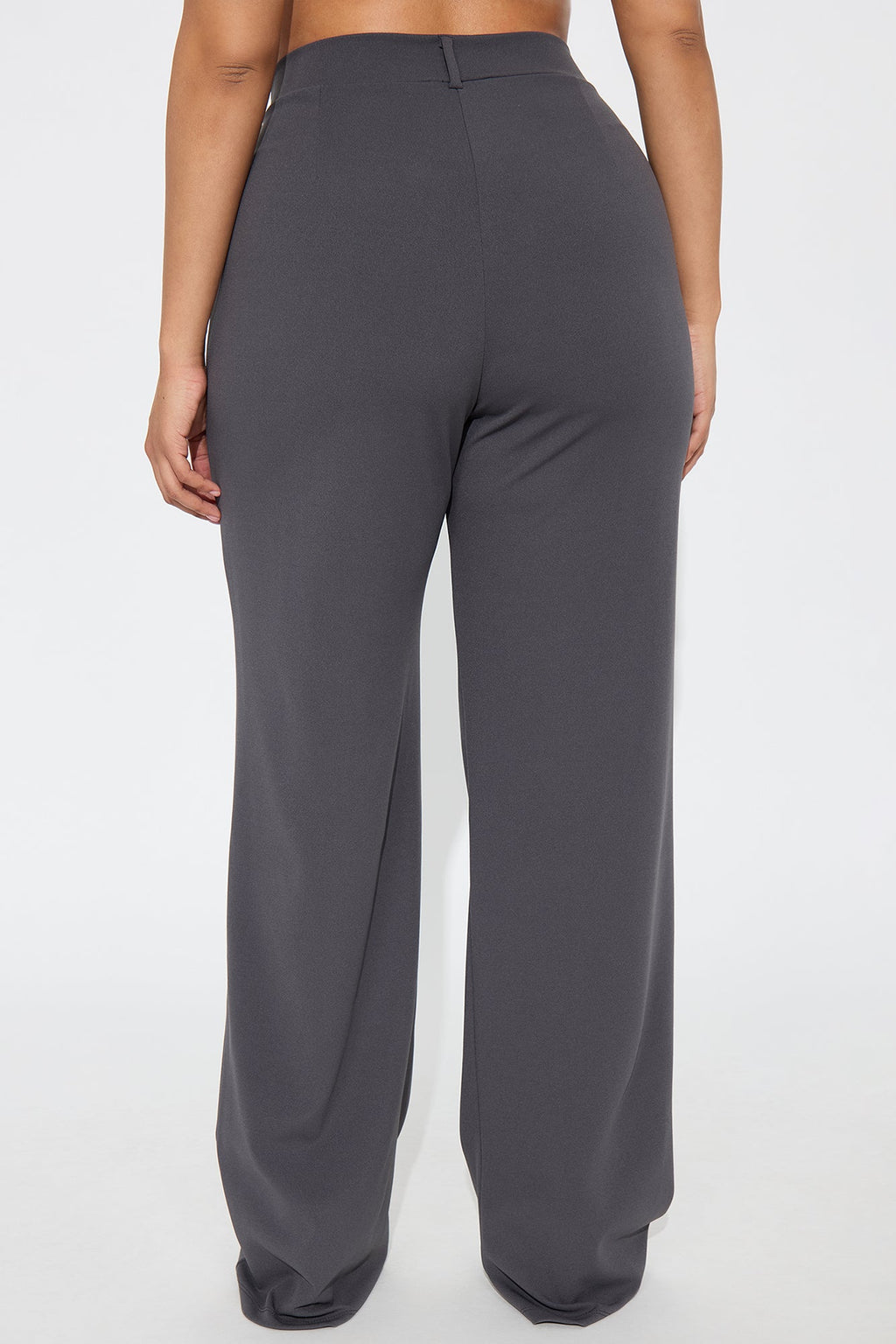 Tall Heidi Wide Leg Trouser Pant - Charcoal
