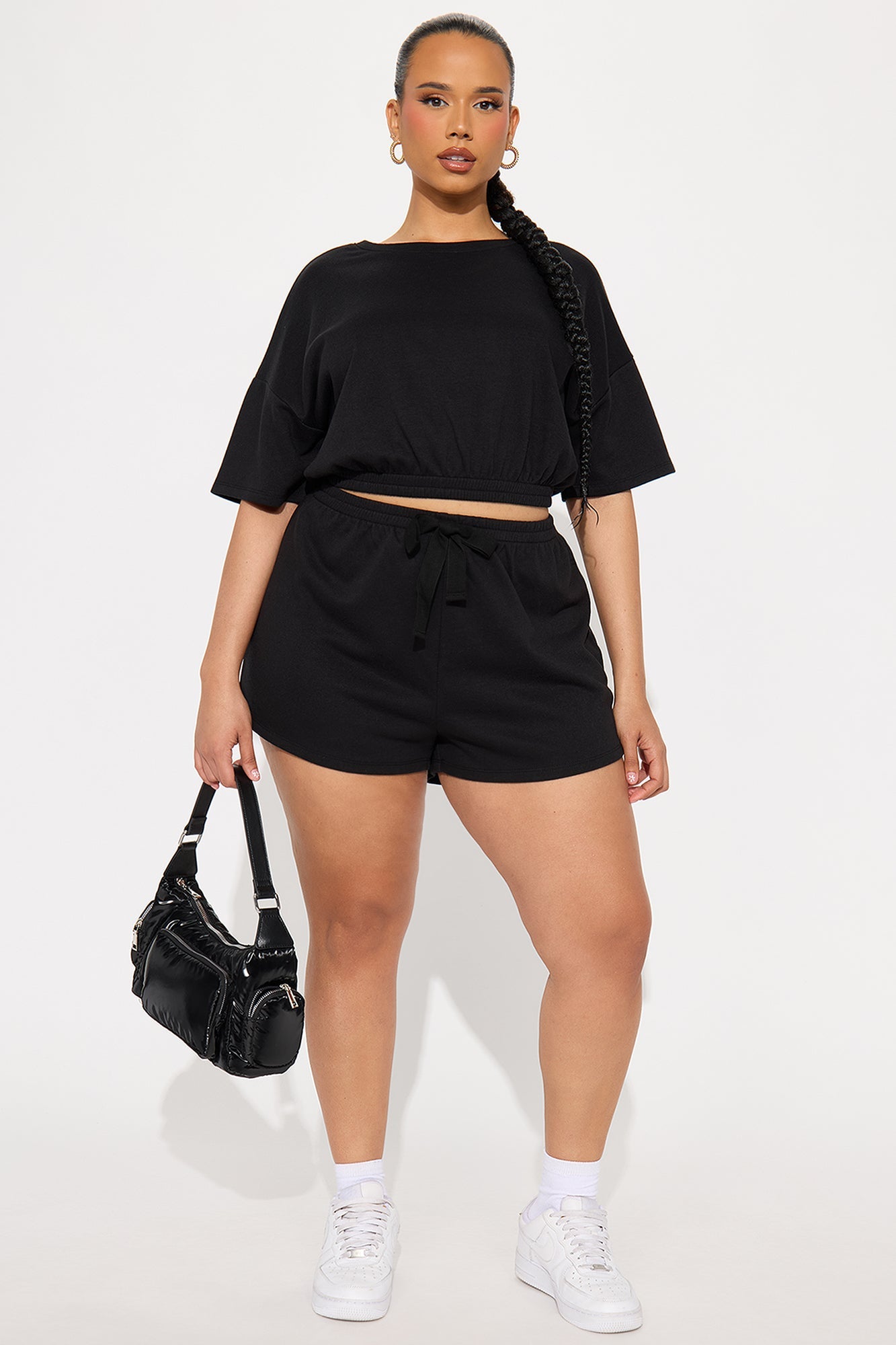 Going Along Short Set  - Black