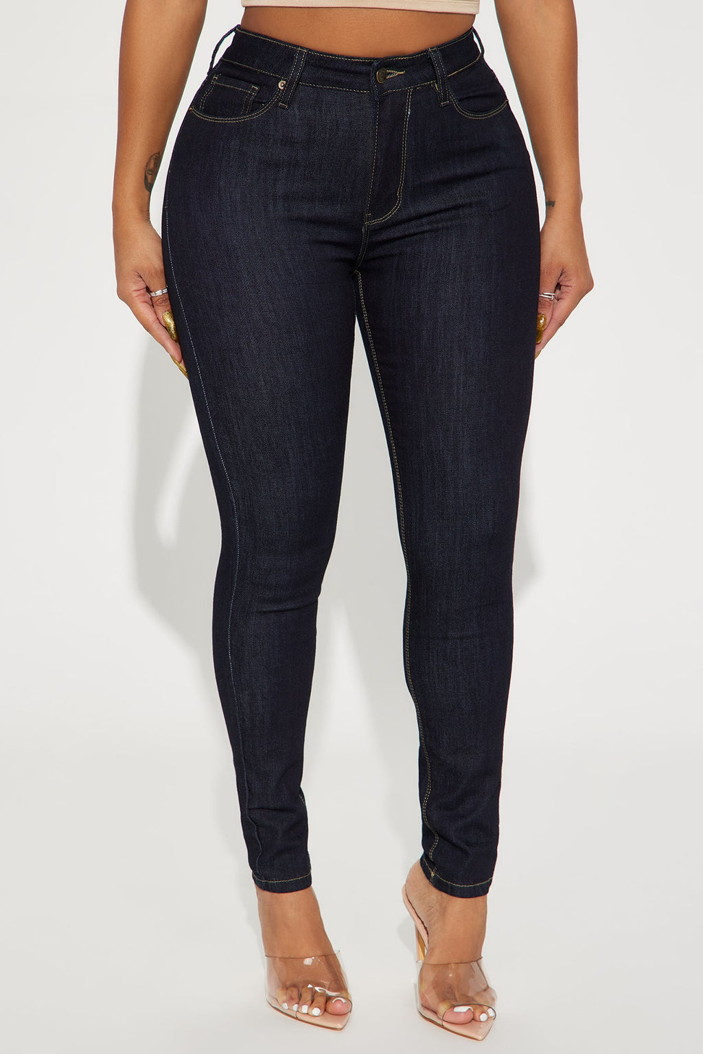 Aria Sculpting Skinny Jeans - Dark Wash