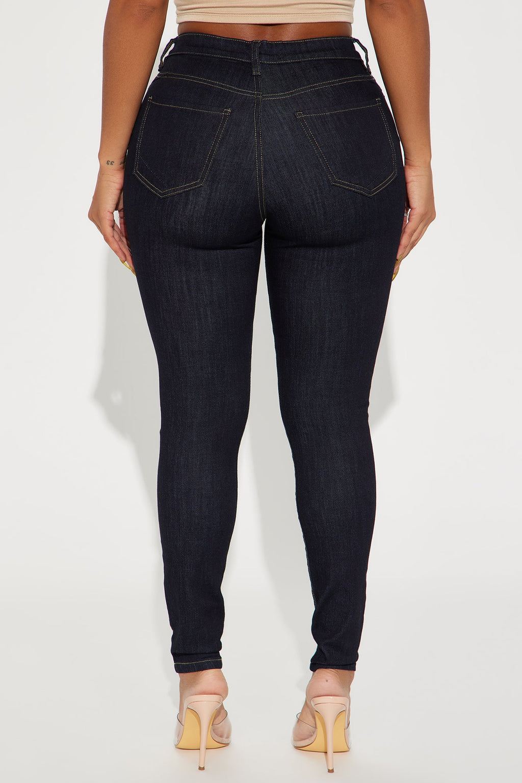 Aria Sculpting Skinny Jeans - Dark Wash