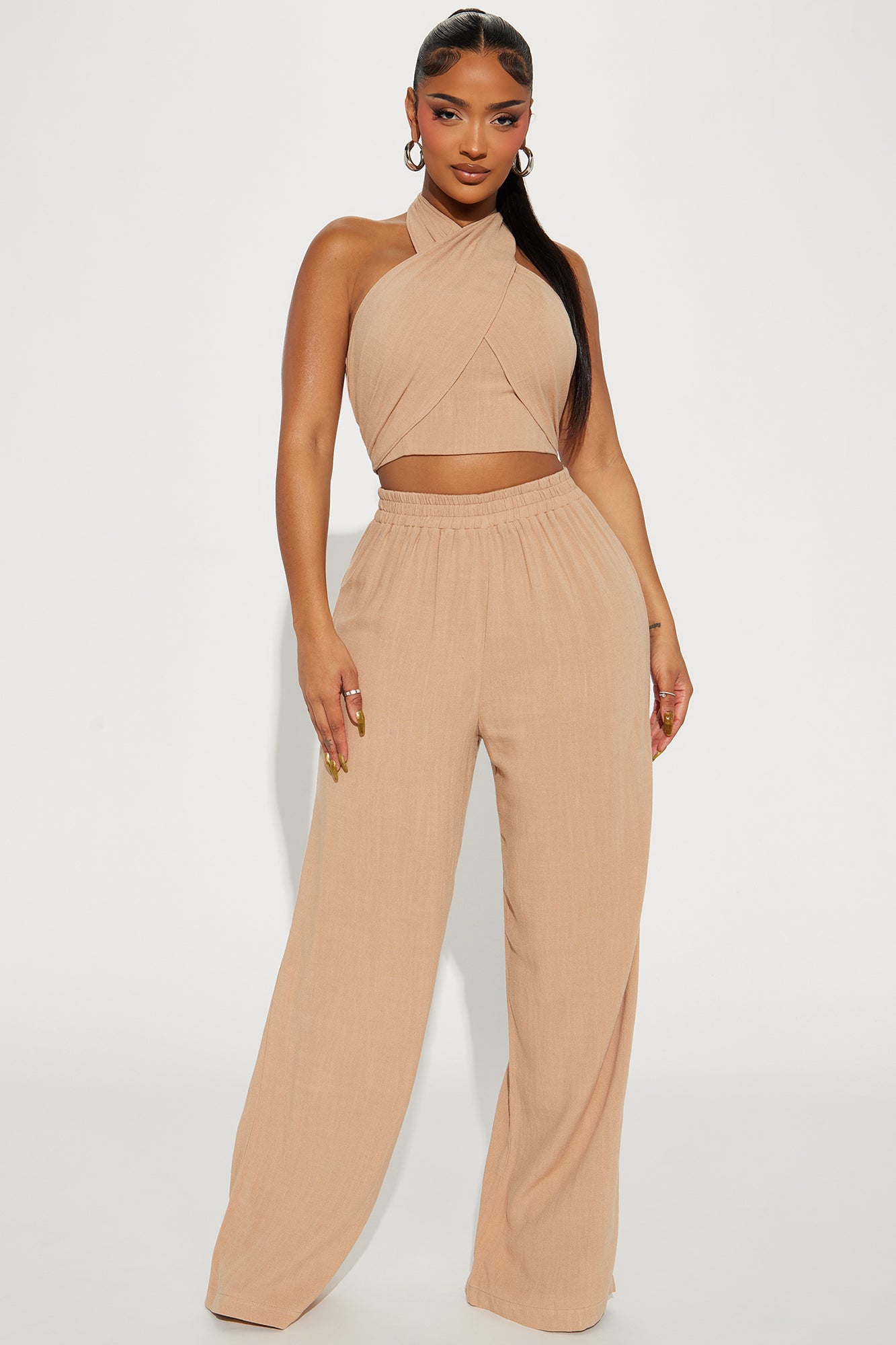 Georgia Pant Set - Khaki