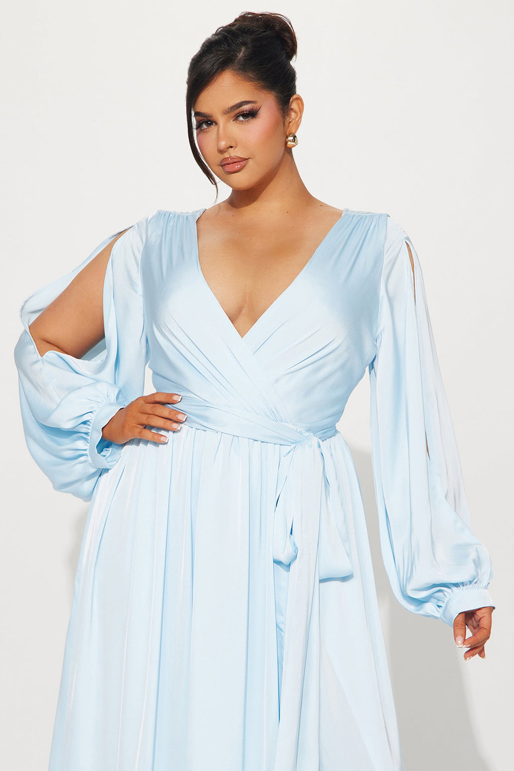 Belle Maxi Dress - Light Blue