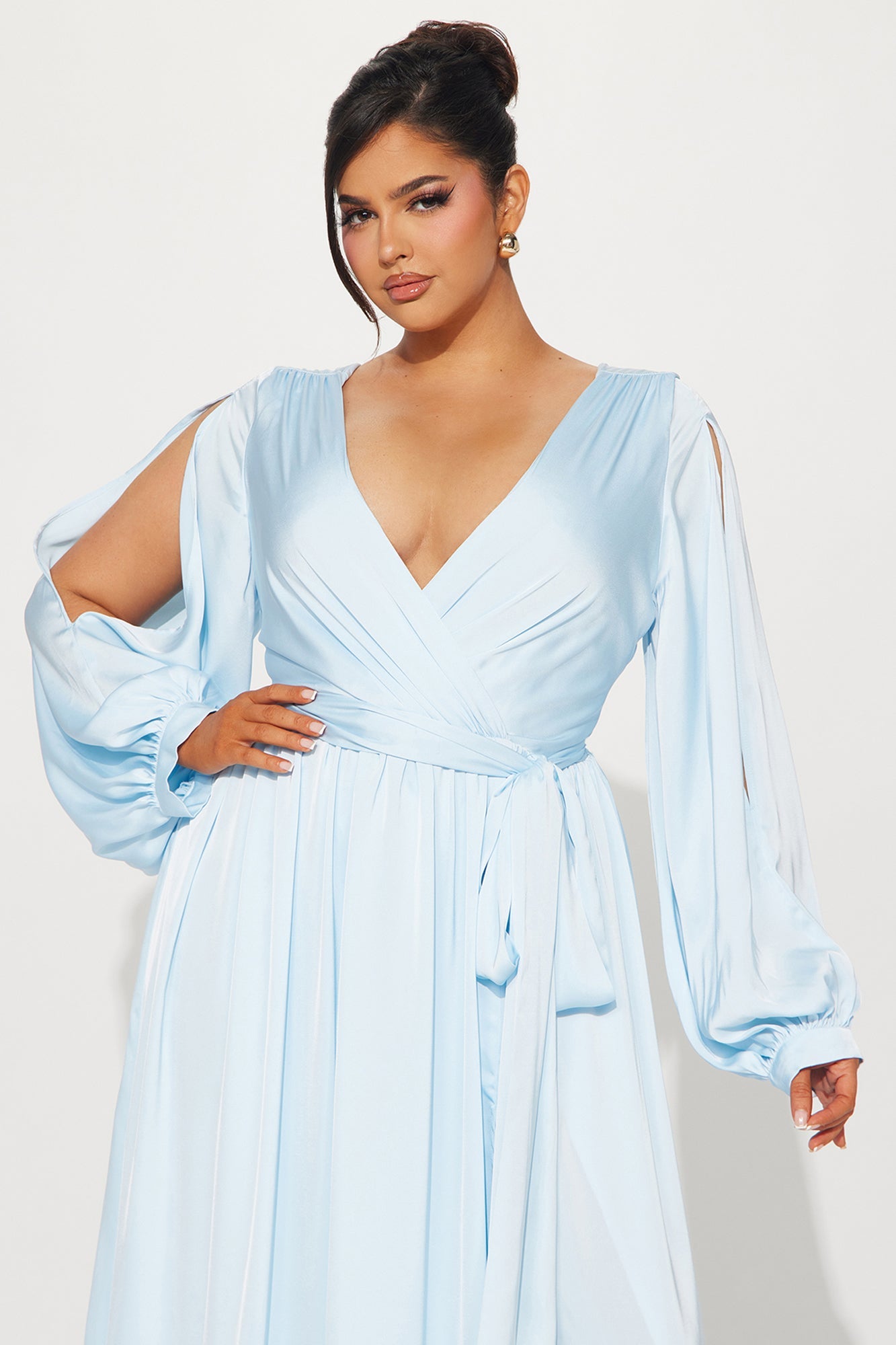 Belle Maxi Dress - Light Blue