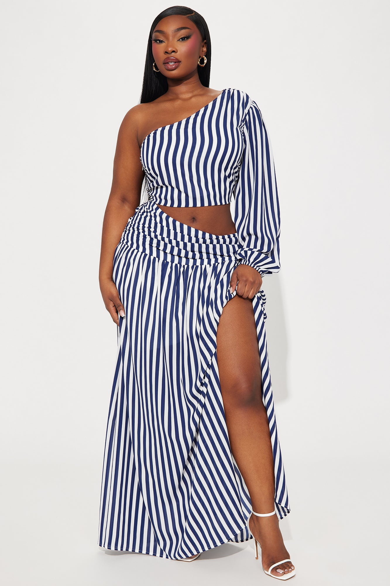 Eccentric Fascination Maxi Dress - Navy/combo