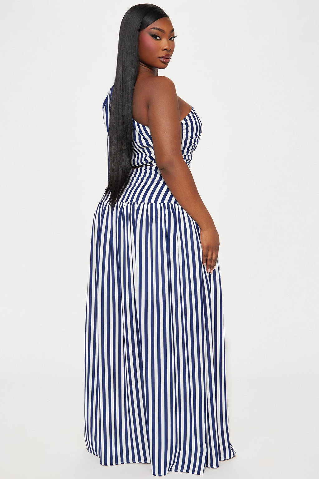 Eccentric Fascination Maxi Dress - Navy/combo