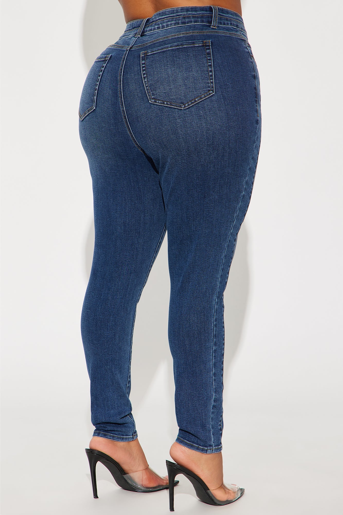 Adenna Stretch Skinny Jeans - Dark Wash