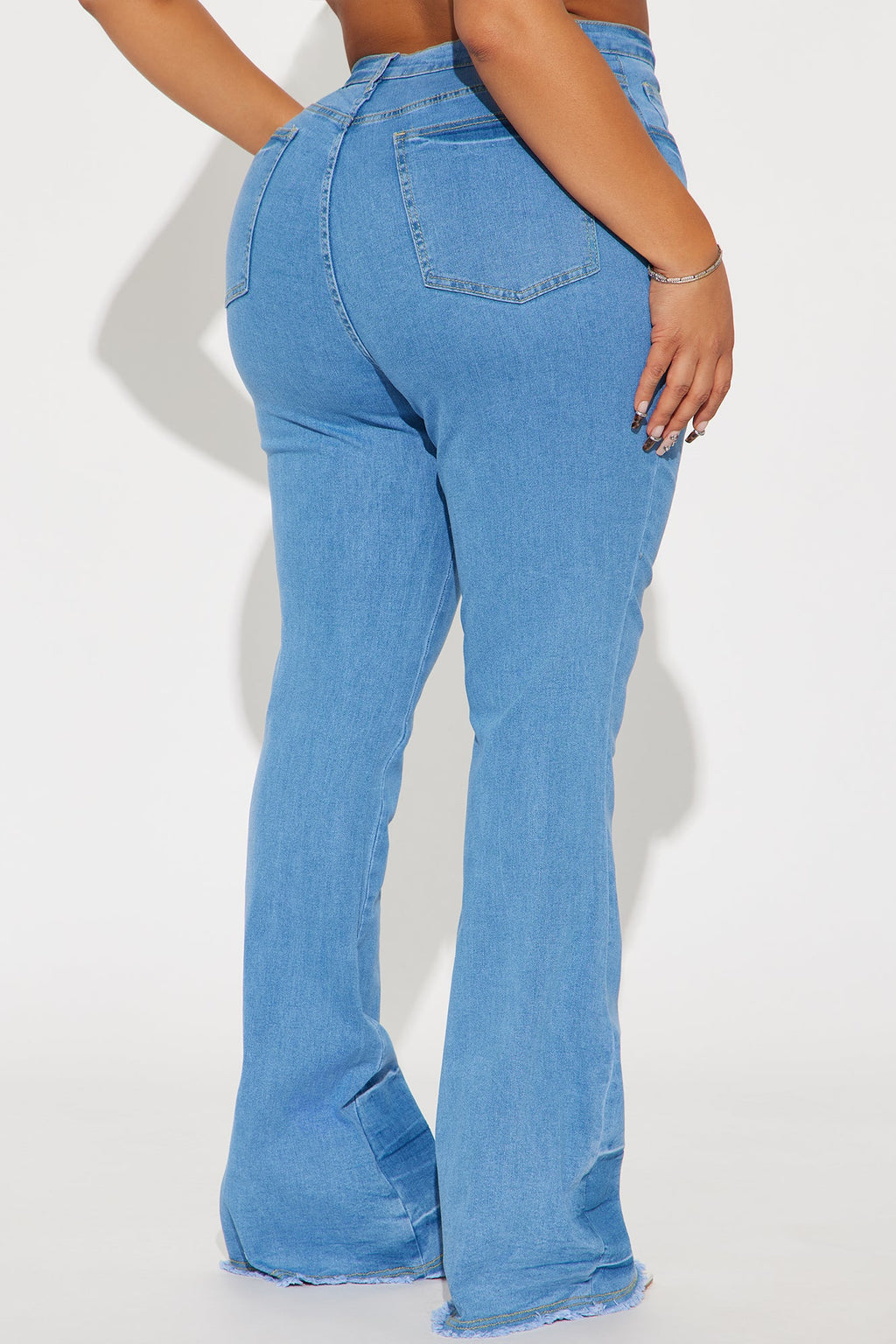 Kaylor High Stretch Flare Jeans - Medium Wash