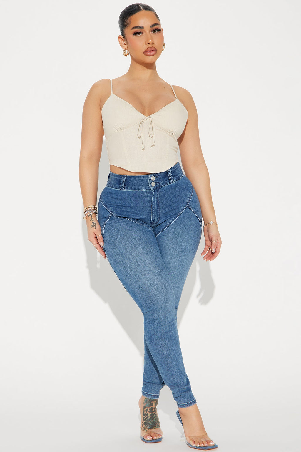 My Way Linen Top - Khaki