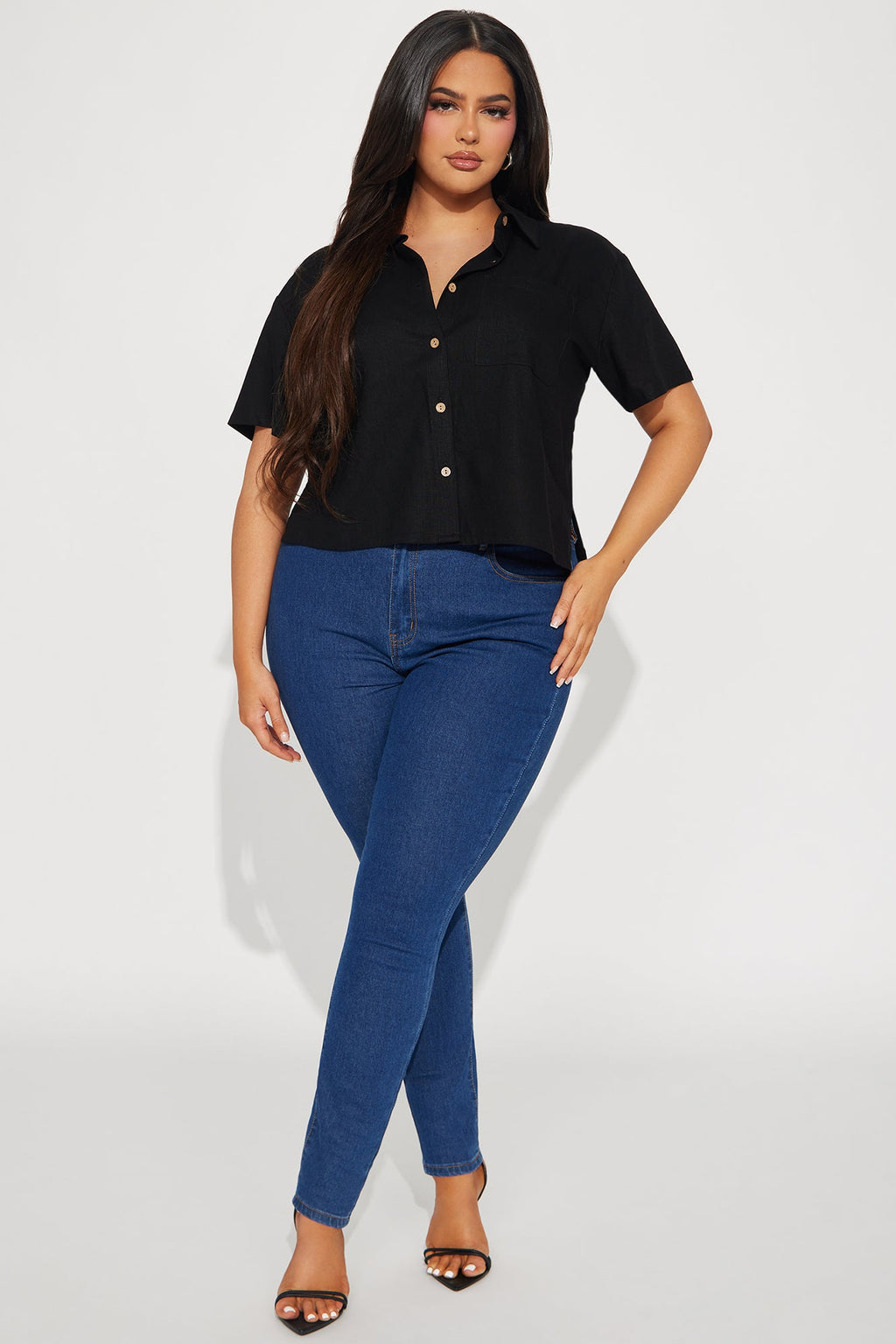 Just Another Day Linen Shirt - Black