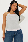 Kalia Double Layered Cami - Grey/combo
