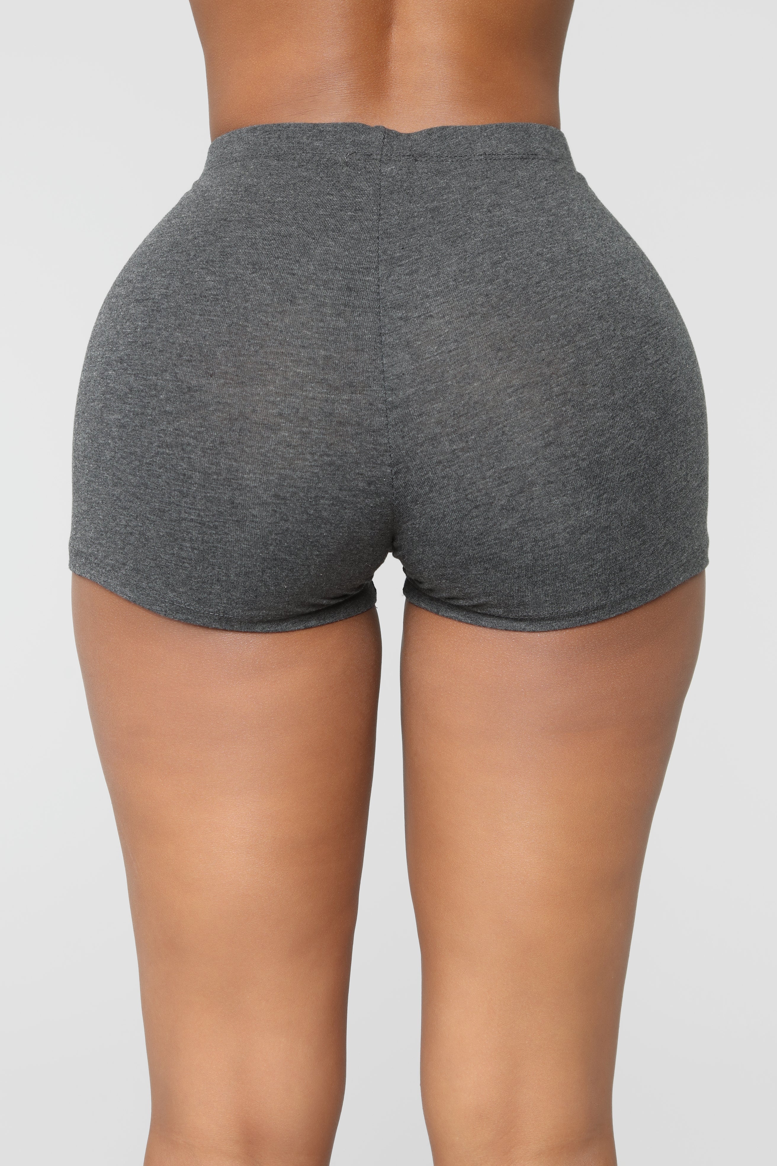 Plain Jane Mini Shorts - Charcoal