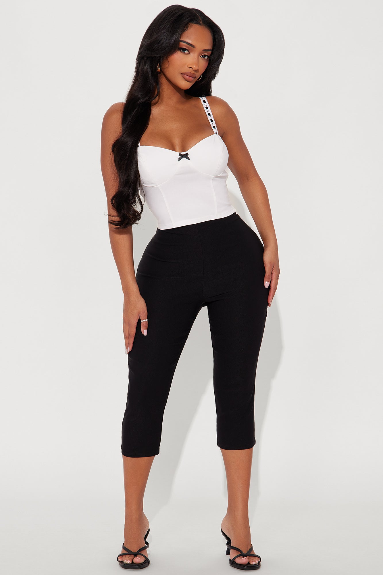 Playful Sweetheart Top - Off White