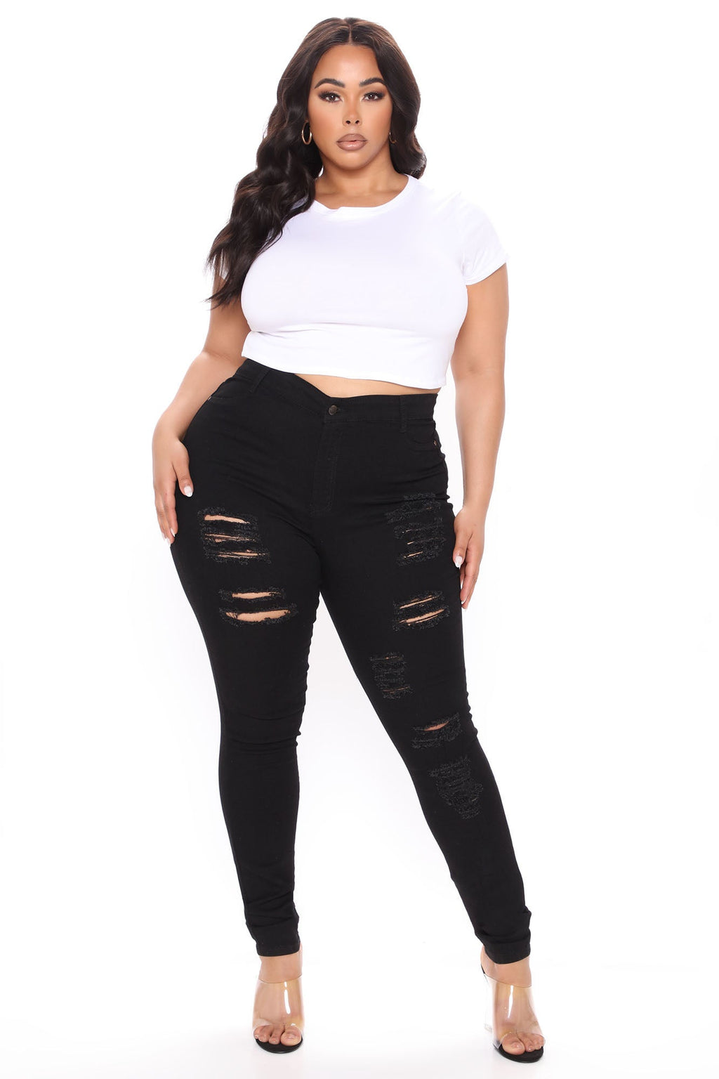 Tall Tris Skinny Jeans - Black