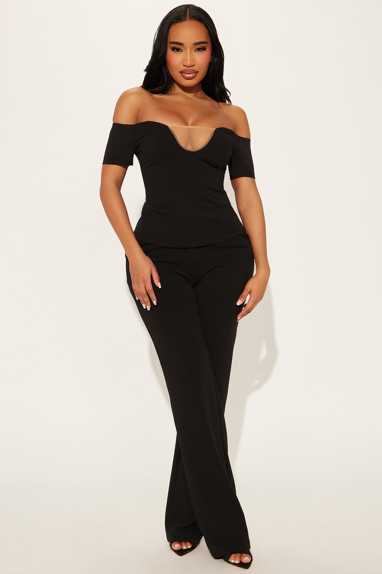 Kassidie Off Shoulder Top - Black