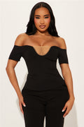 Kassidie Off Shoulder Top - Black