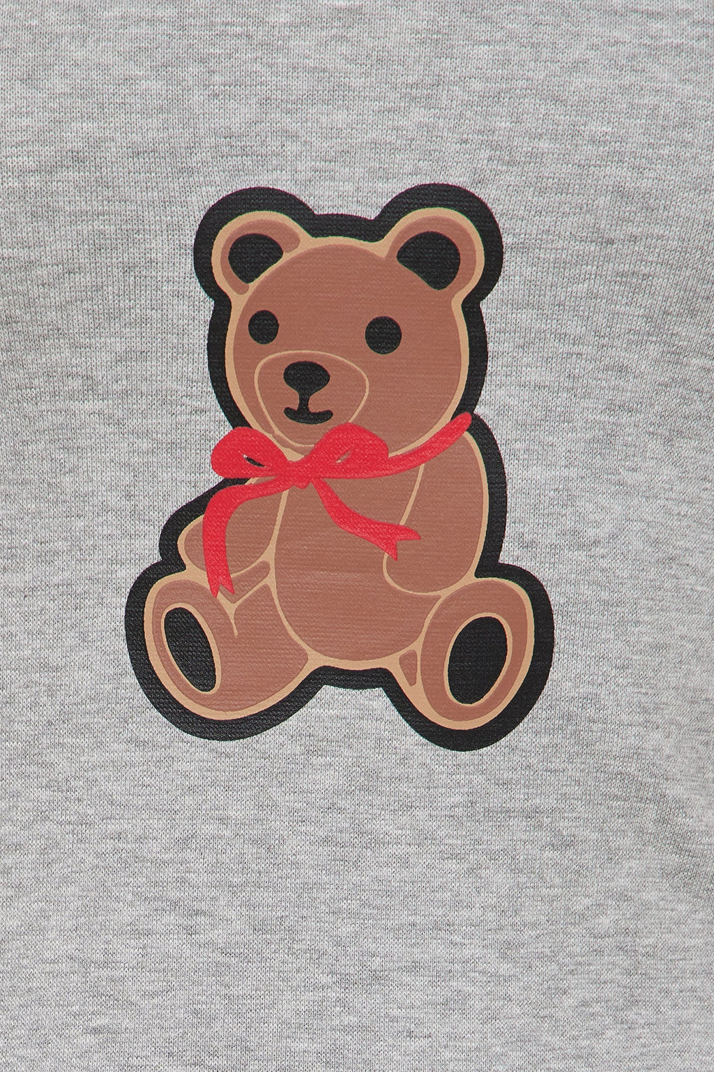 Beary Cute Cropped Cami - Heather Grey