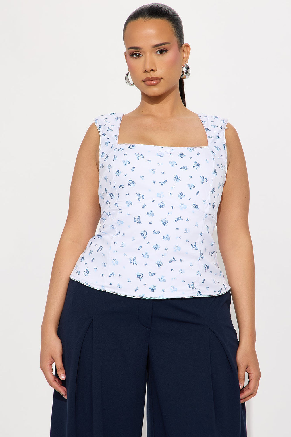 Too Cute For You Top - Blue/combo