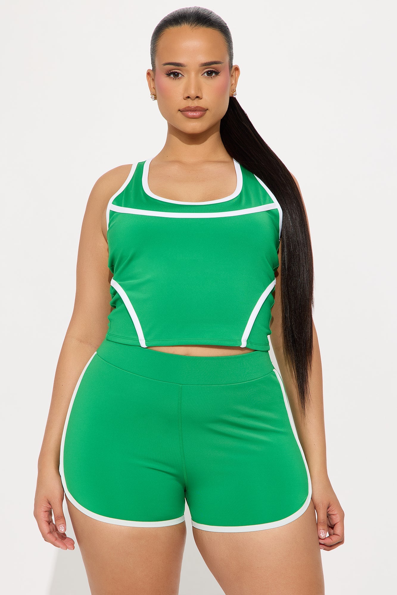 Win Again Elevate Active Top - Kelly Green