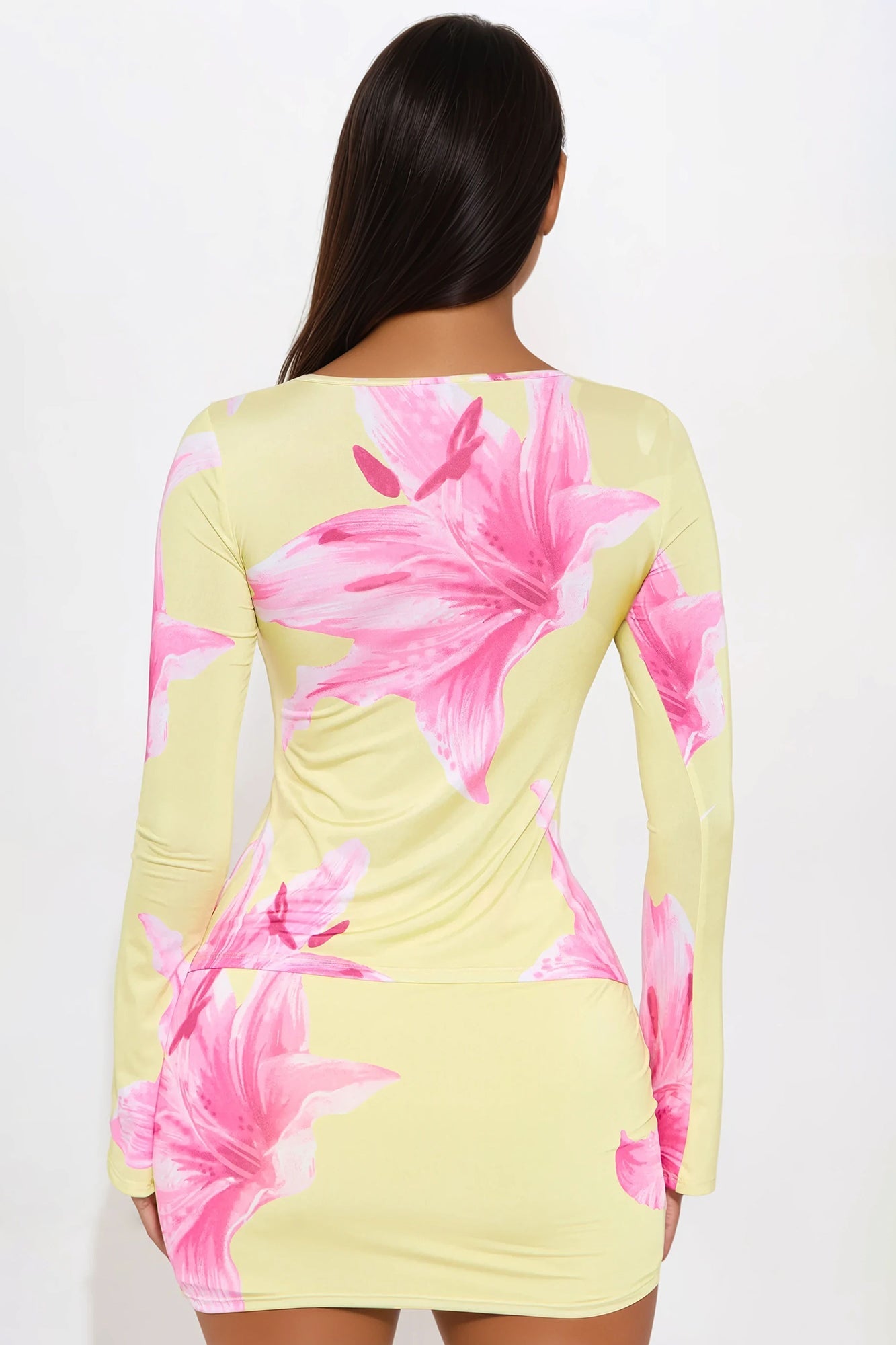 Seaside Chic Skirt Set - Yellow/combo