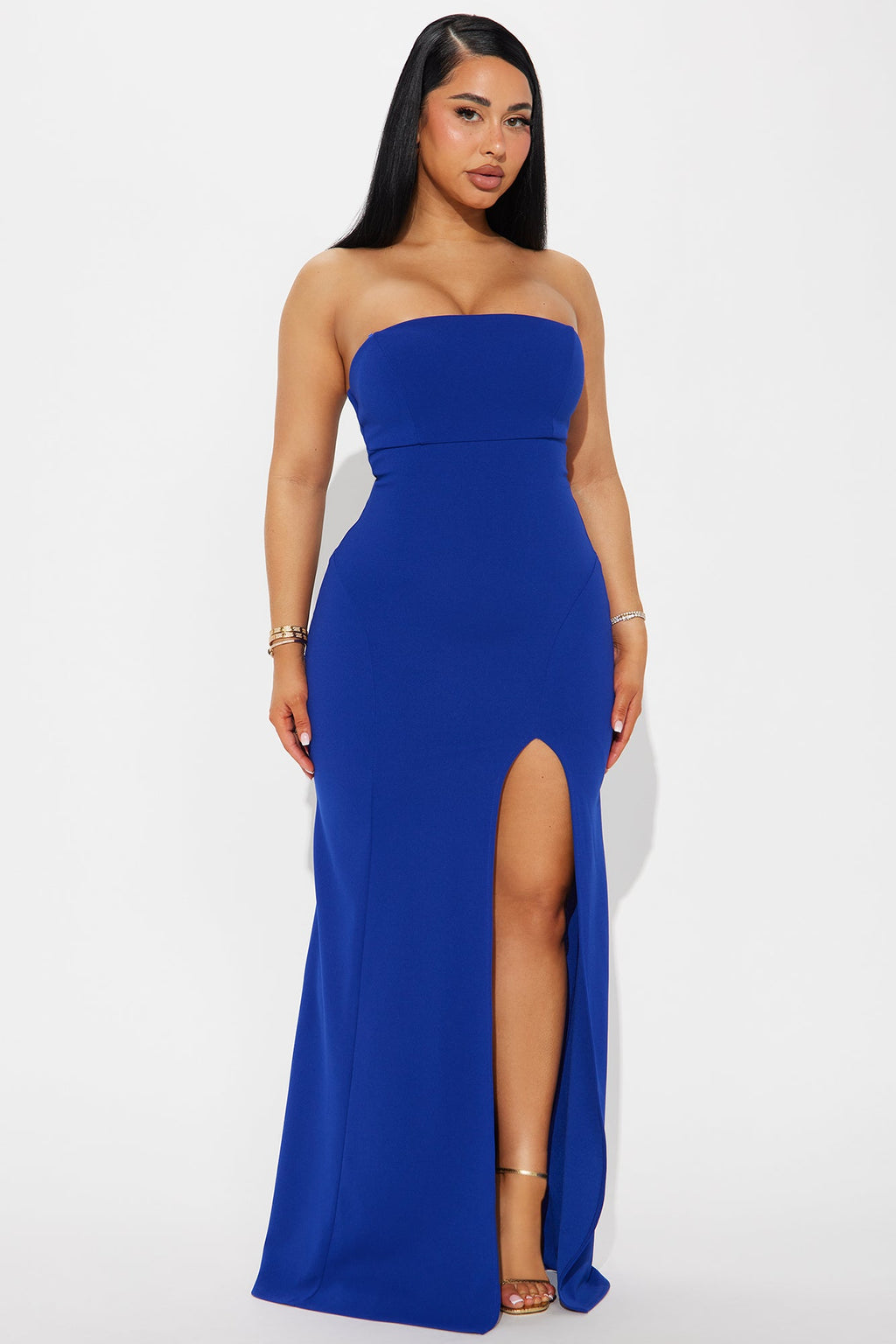 Natalia Crepe Gown - Royal