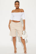 Adessa Bermuda Short - Khaki