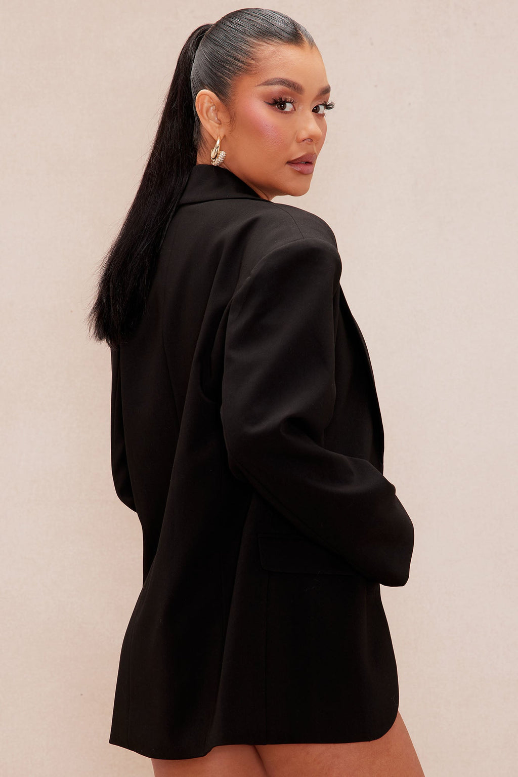 Right On Time Blazer - Black