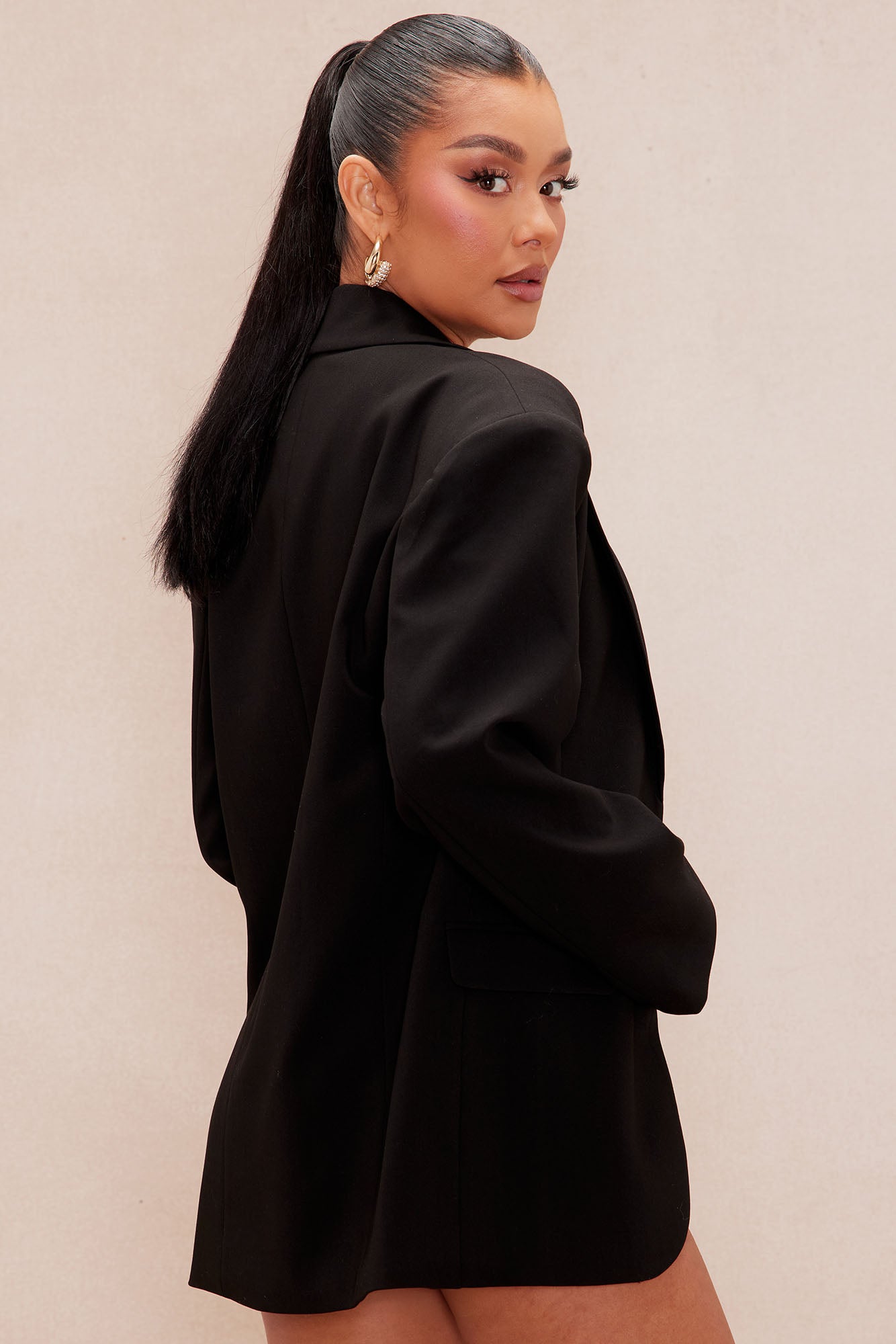 Right On Time Blazer - Black