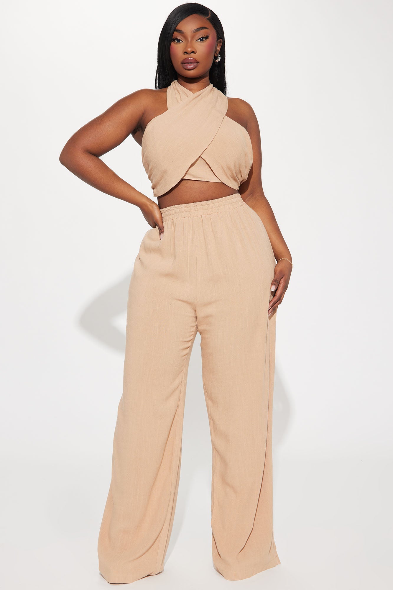 Georgia Pant Set - Khaki